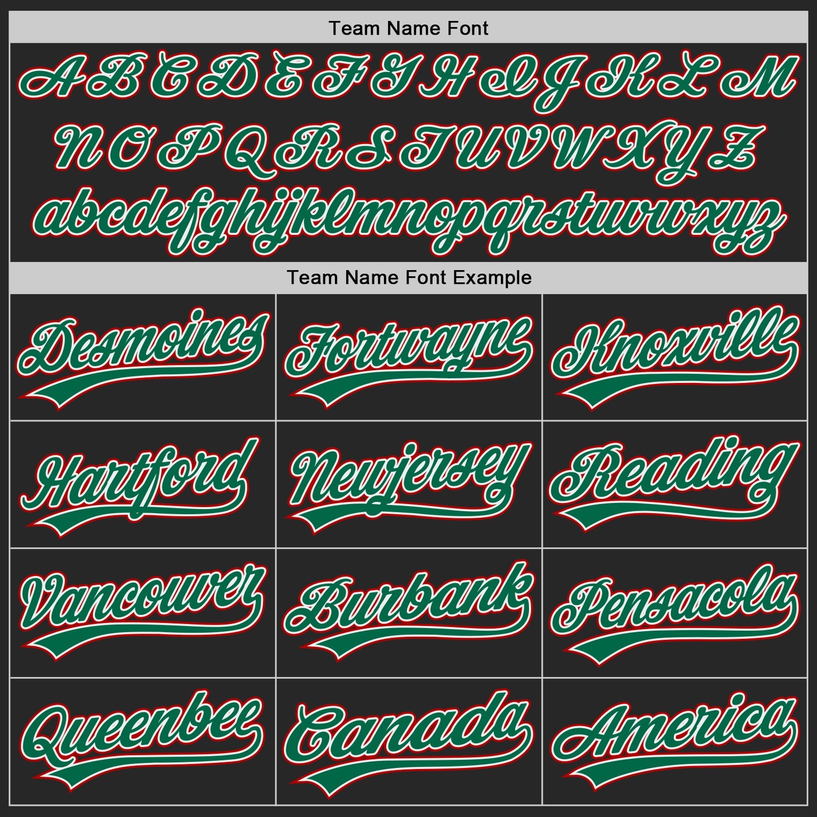 Custom Black Kelly Green White-Red Authentic Baseball Jersey view 4
