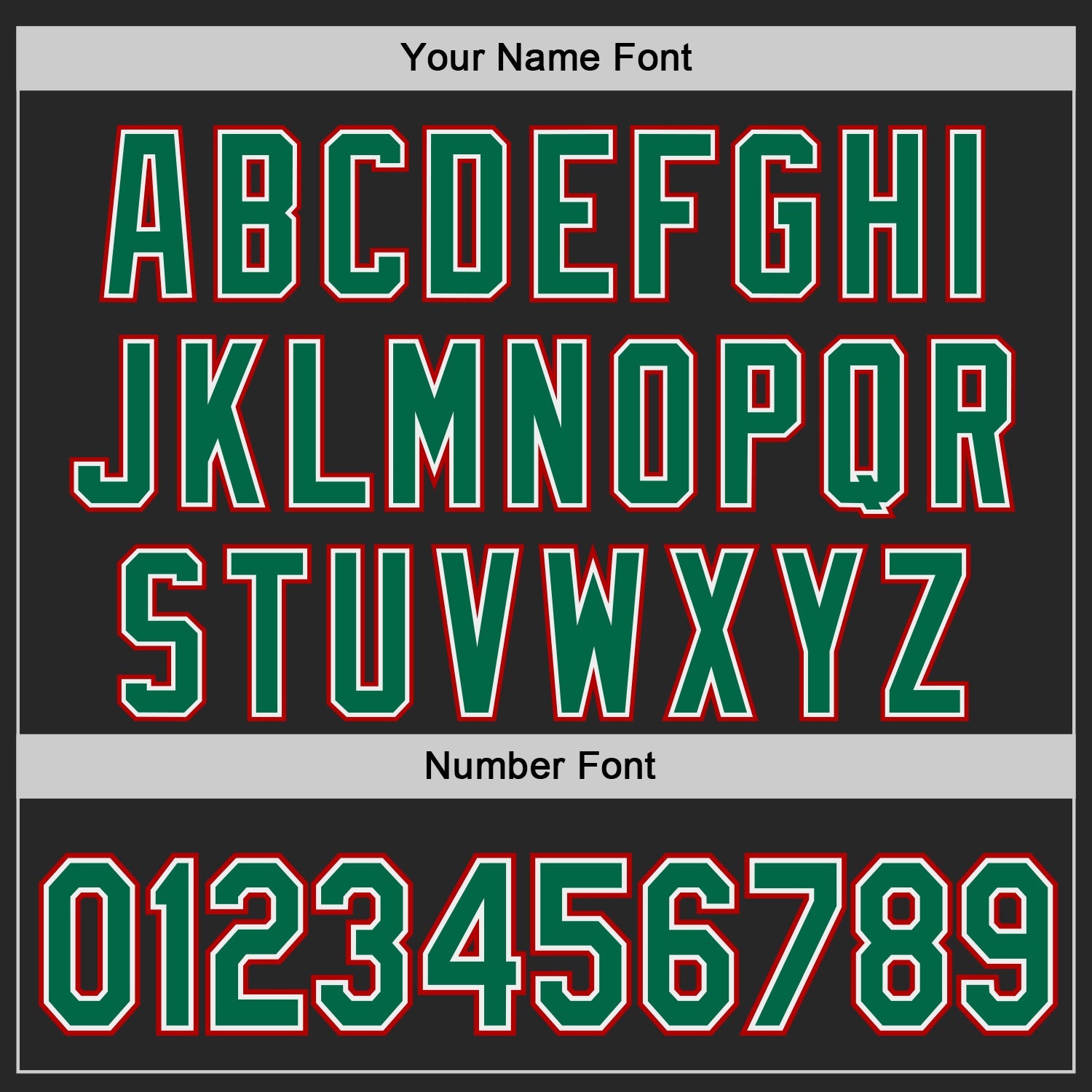 Custom Black Kelly Green White-Red Authentic Baseball Jersey view 5