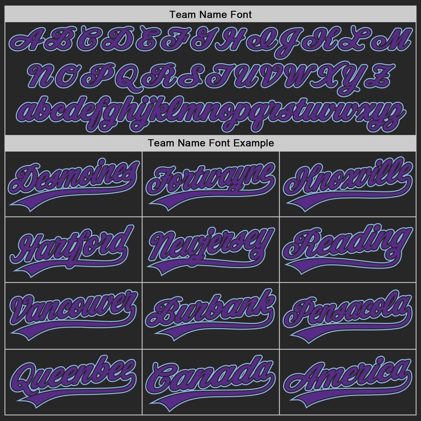 Custom Black Purple-Light Blue Authentic Baseball Jersey view 4