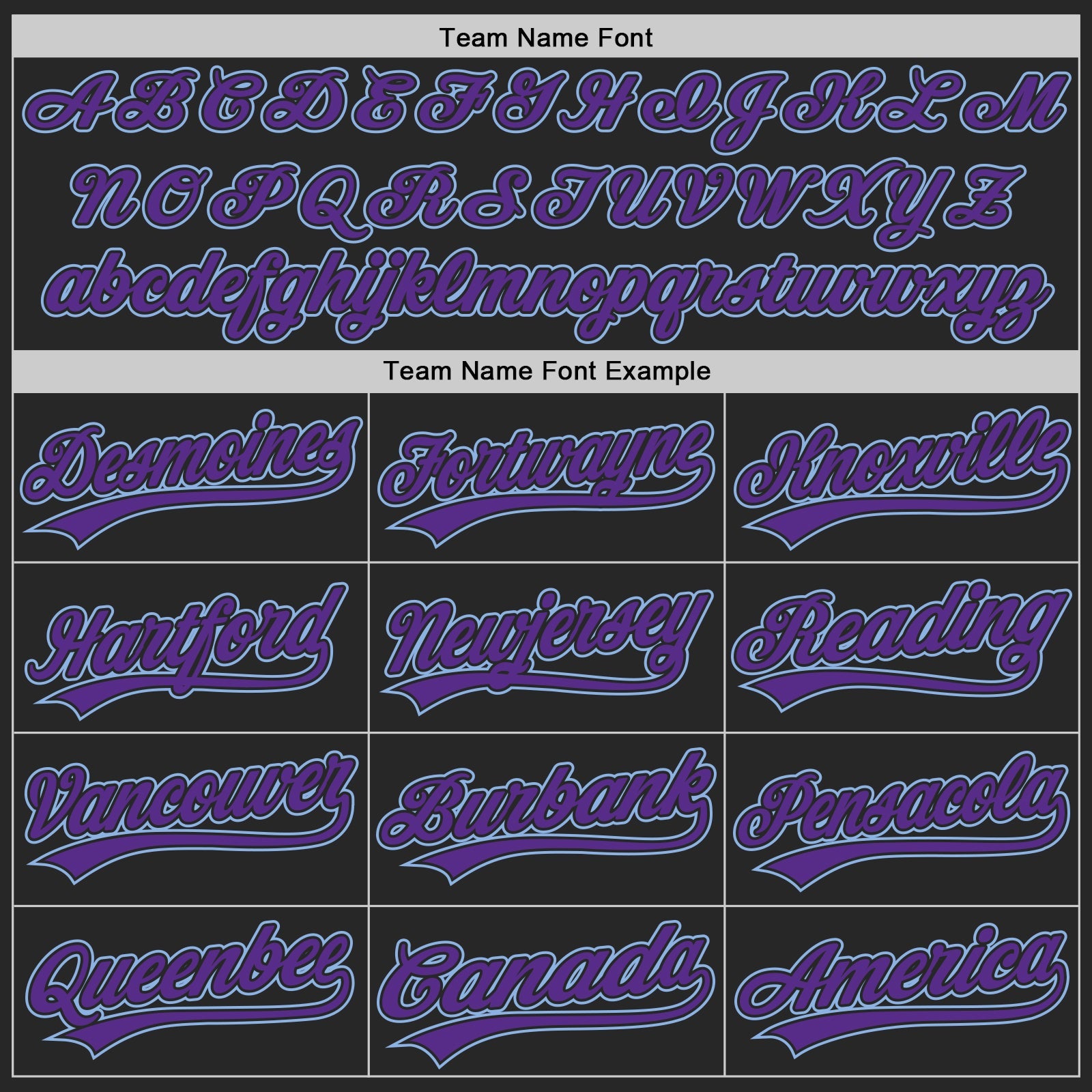 Custom Black Purple-Light Blue Authentic Baseball Jersey view 4