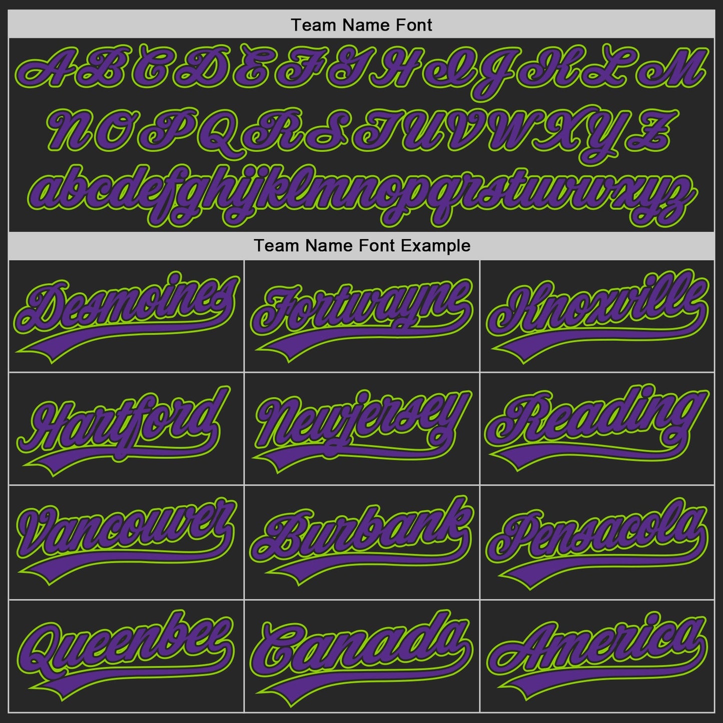Custom Black Purple-Neon Green Authentic Baseball Jersey view 4