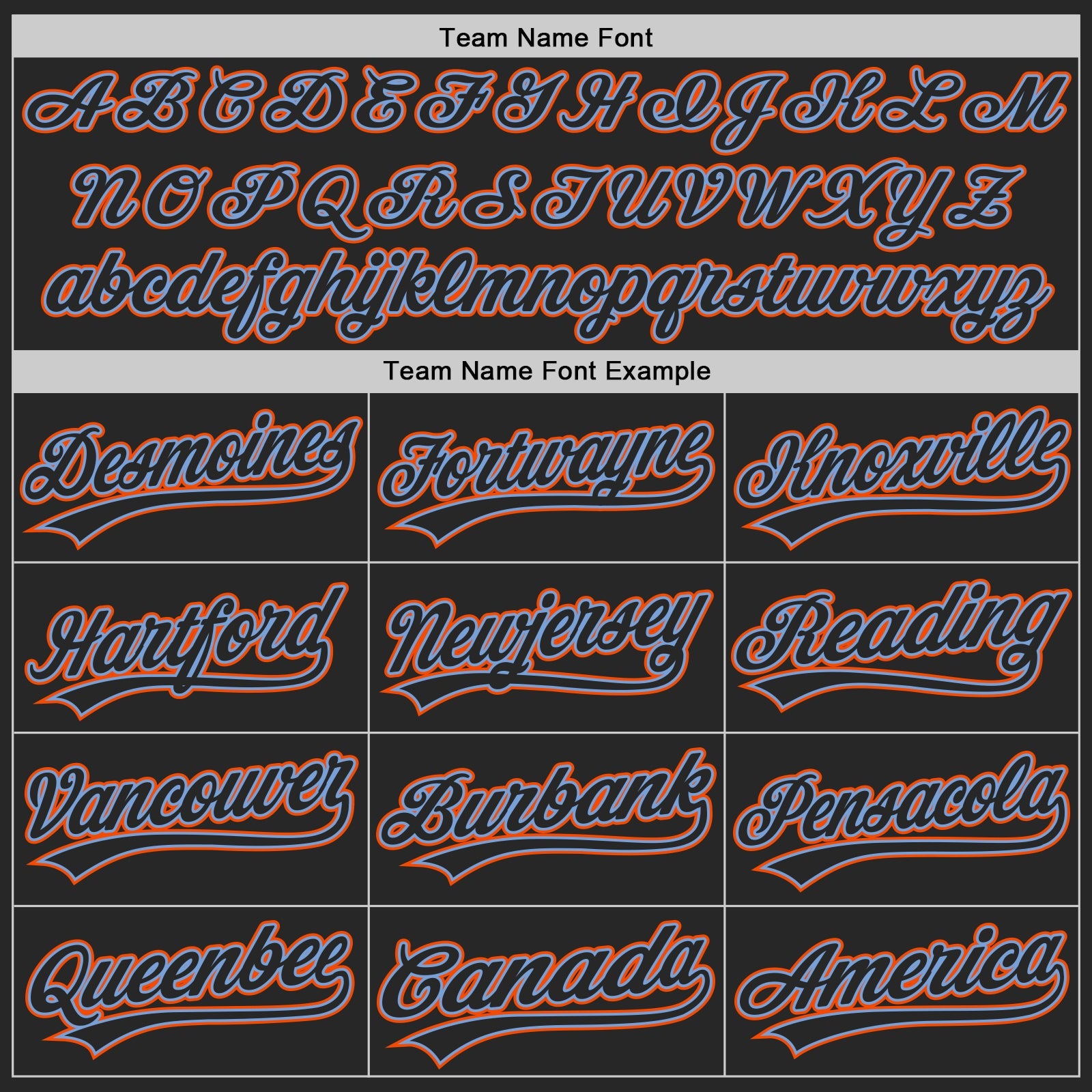 Custom Black Powder Blue-Orange Authentic Baseball Jersey view 4