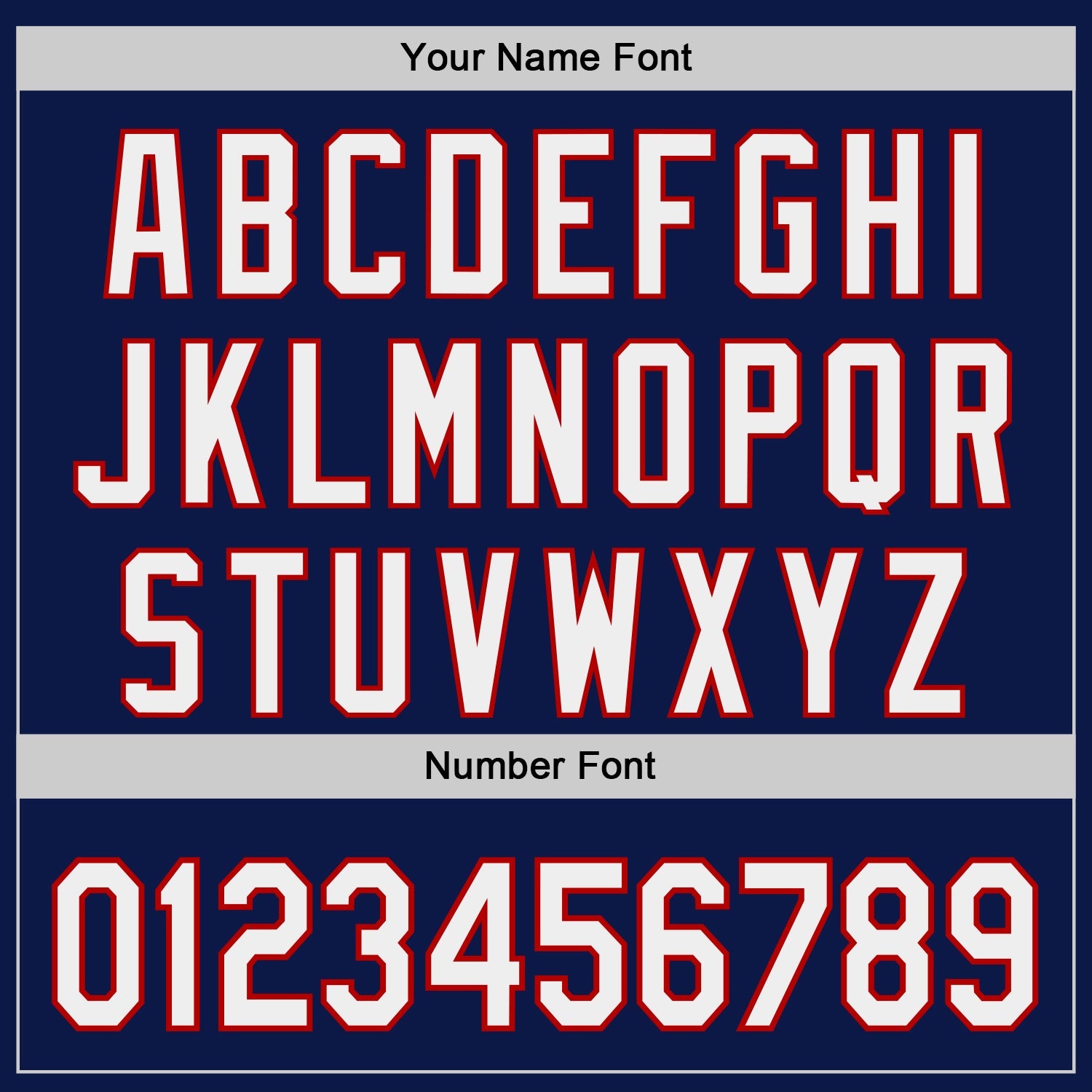Custom Navy White-Red Authentic Baseball Jersey view 5