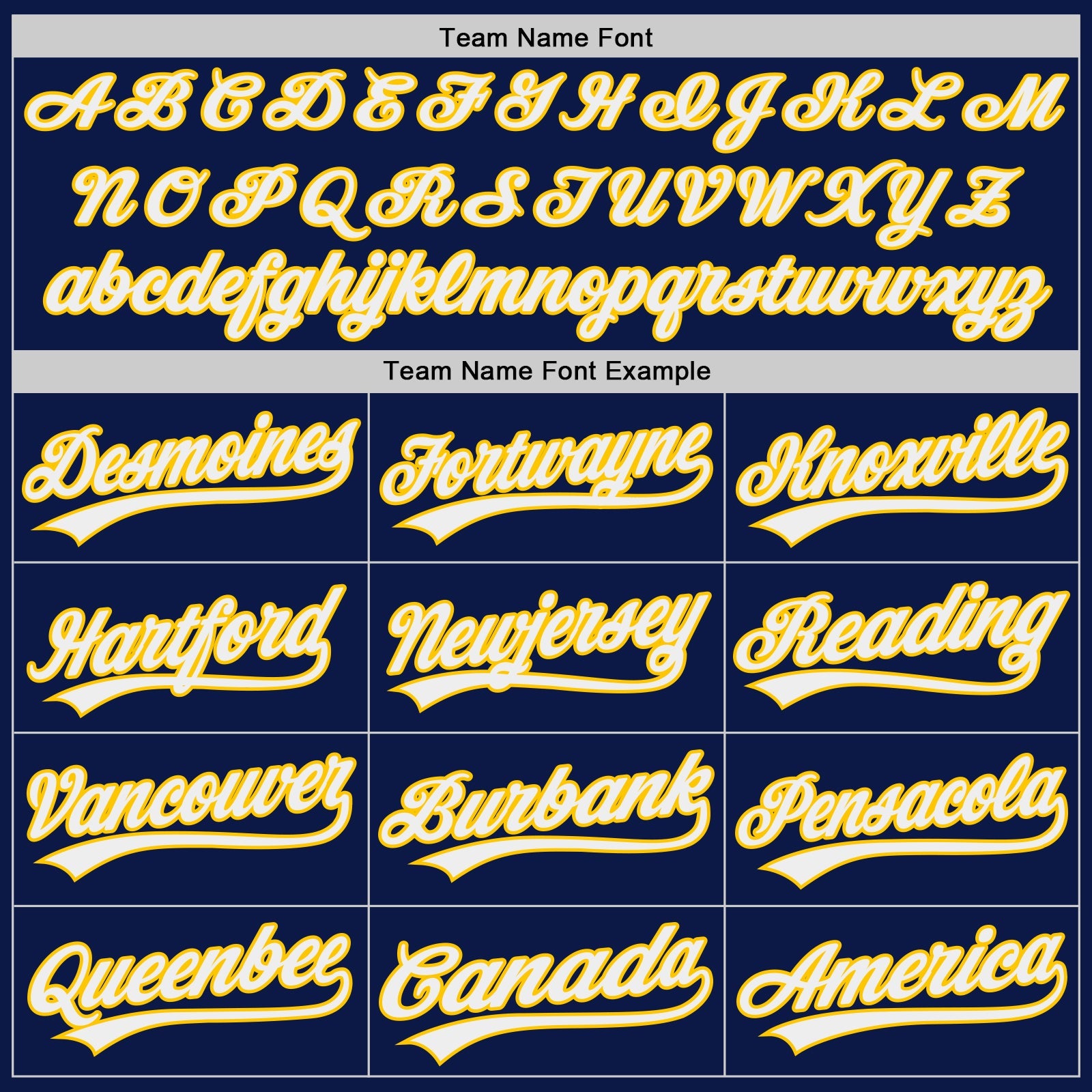 Custom Navy White-Yellow Authentic Baseball Jersey view 4