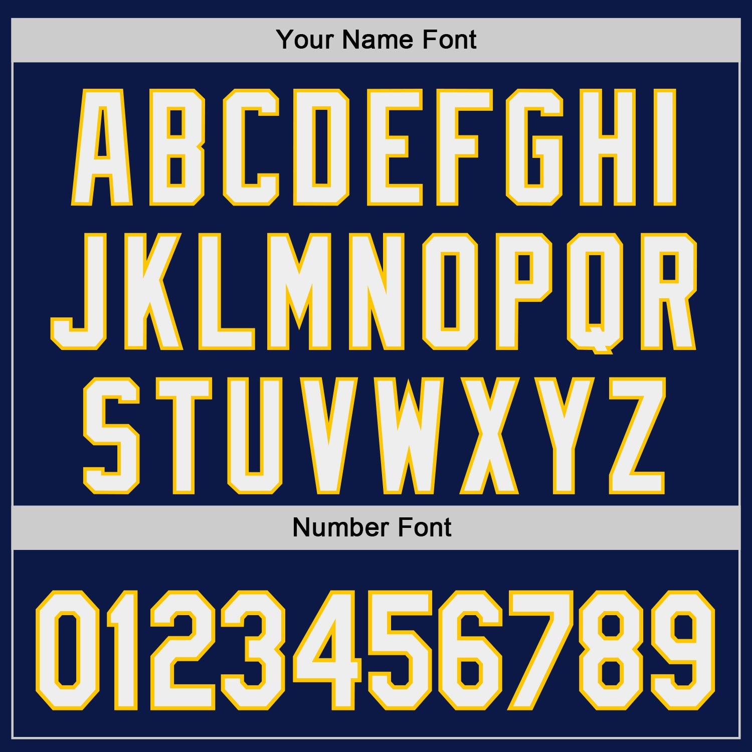 Custom Navy White-Yellow Authentic Baseball Jersey view 5