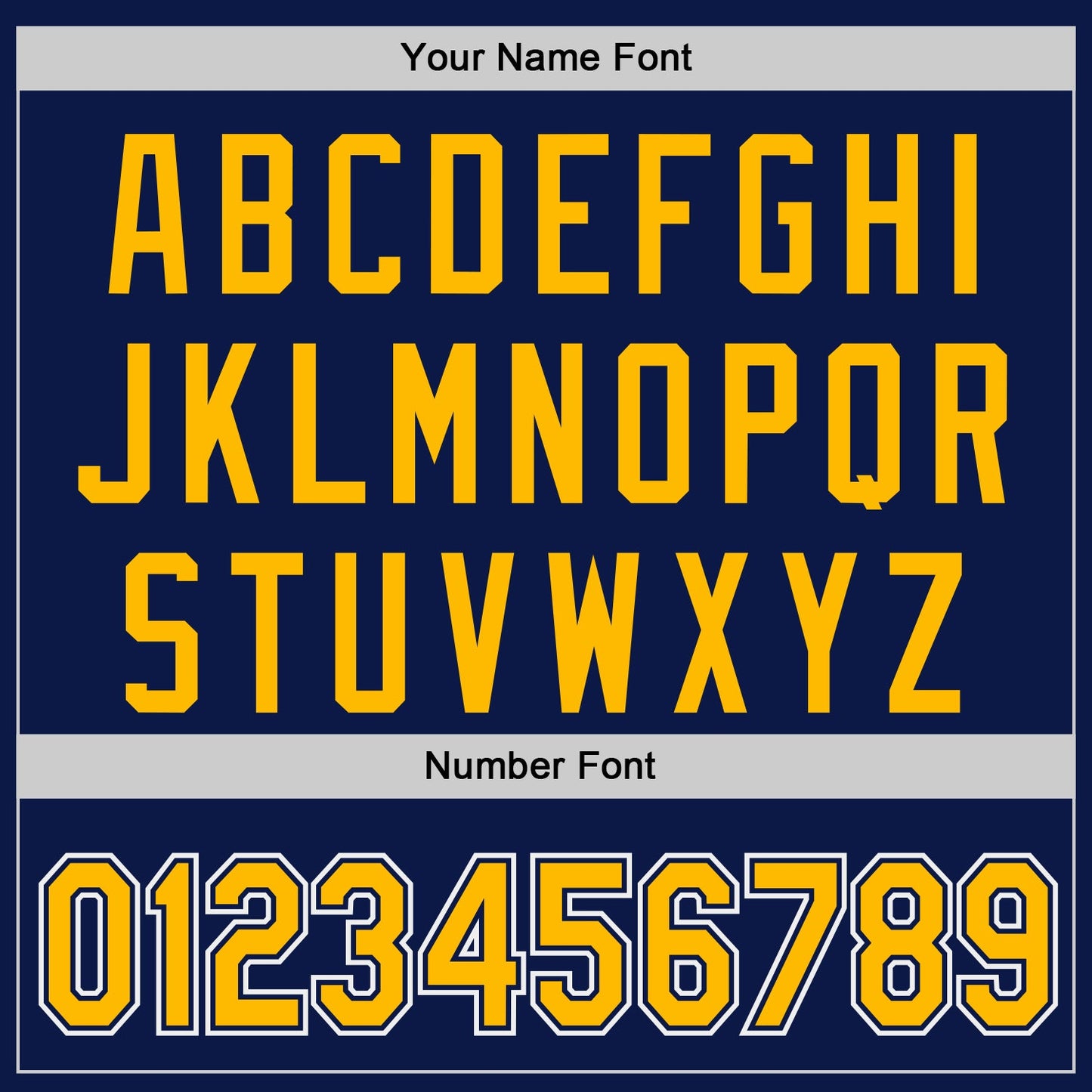 Custom Navy Gold-White Authentic Baseball Jersey view 5