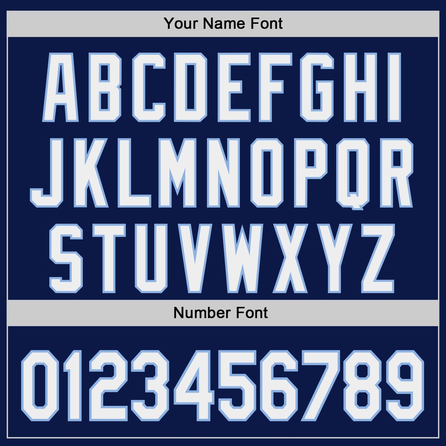 Custom Navy White-Light Blue Authentic Baseball Jersey view 5