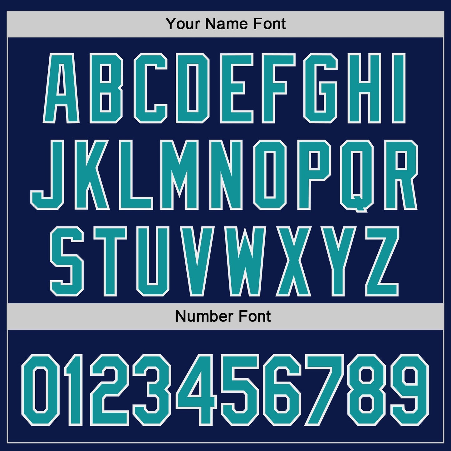 Custom Navy Teal-White Authentic Baseball Jersey view 5