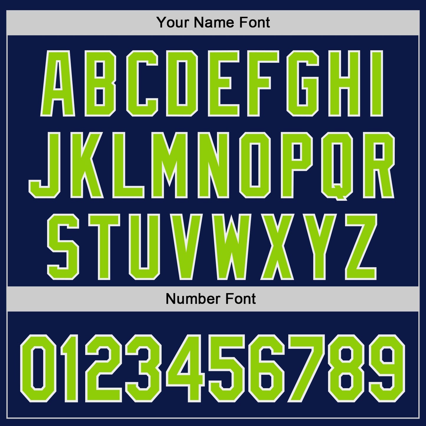 Custom Navy Neon Green-White Authentic Baseball Jersey view 5