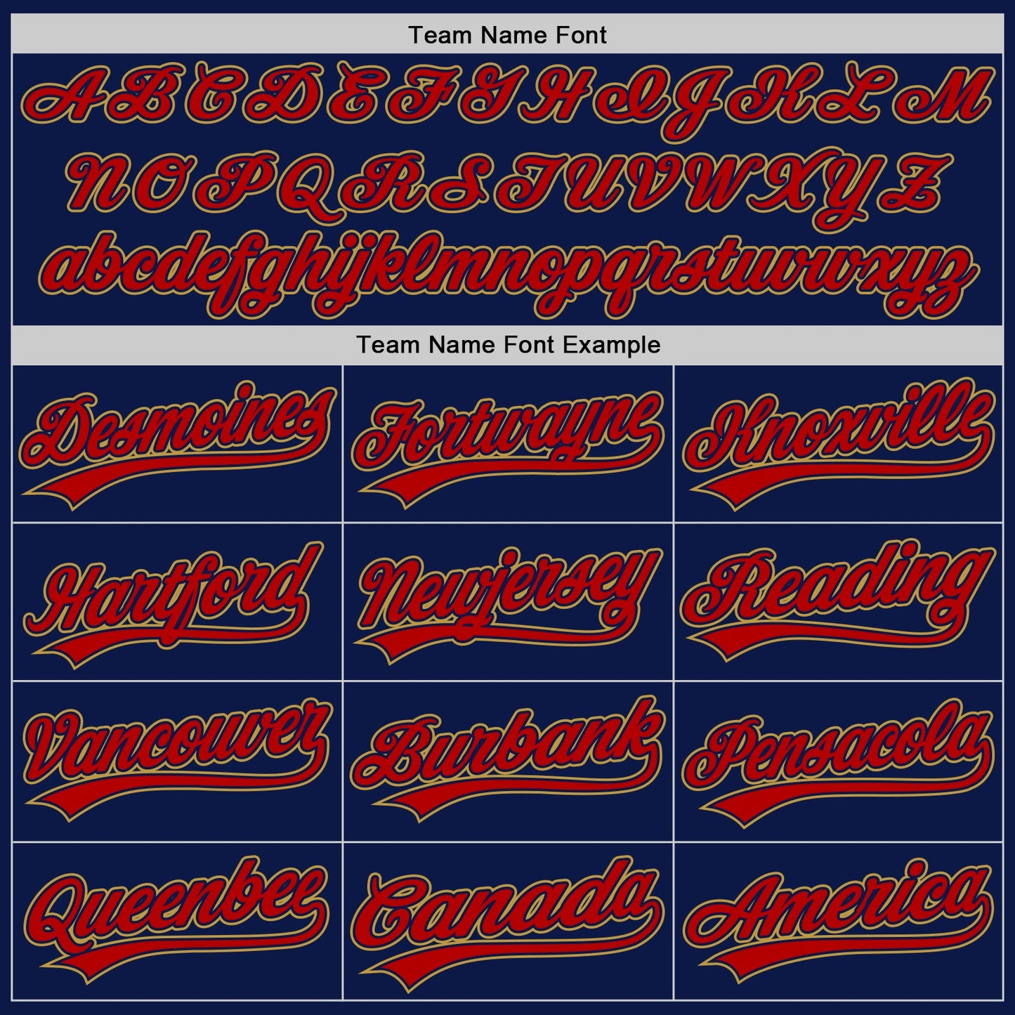Custom Navy Red-Old Gold Authentic Baseball Jersey view 4