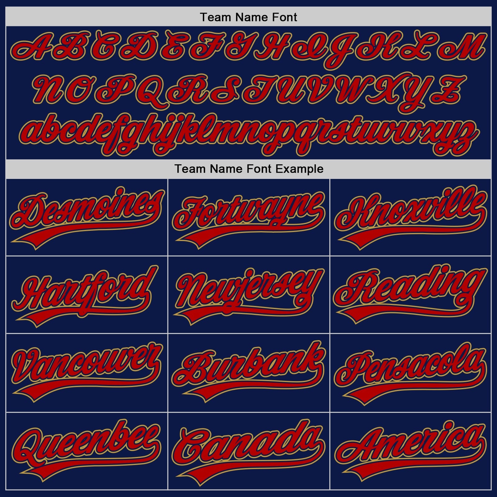 Custom Navy Red-Old Gold Authentic Baseball Jersey view 4