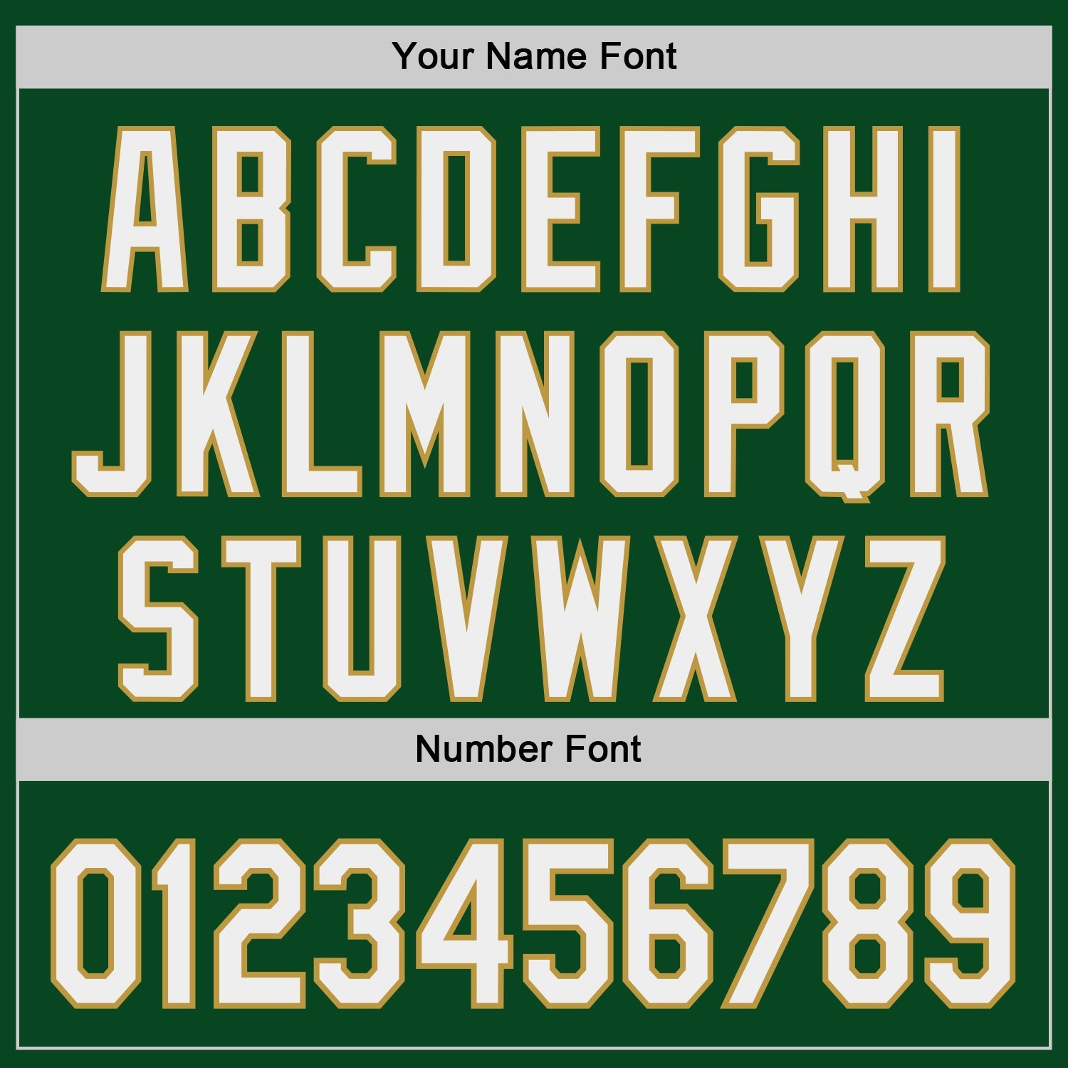 Custom Green White-Old Gold Authentic Baseball Jersey view 5