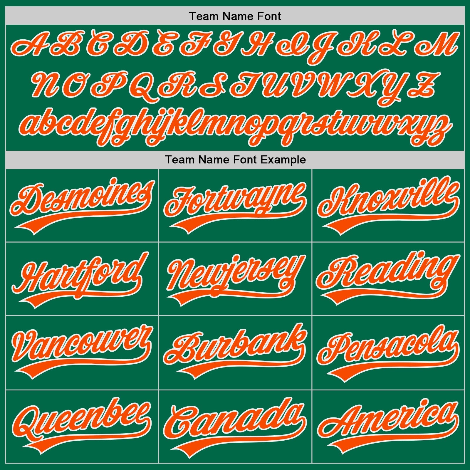Custom Kelly Green Orange-White Authentic Baseball Jersey view 4