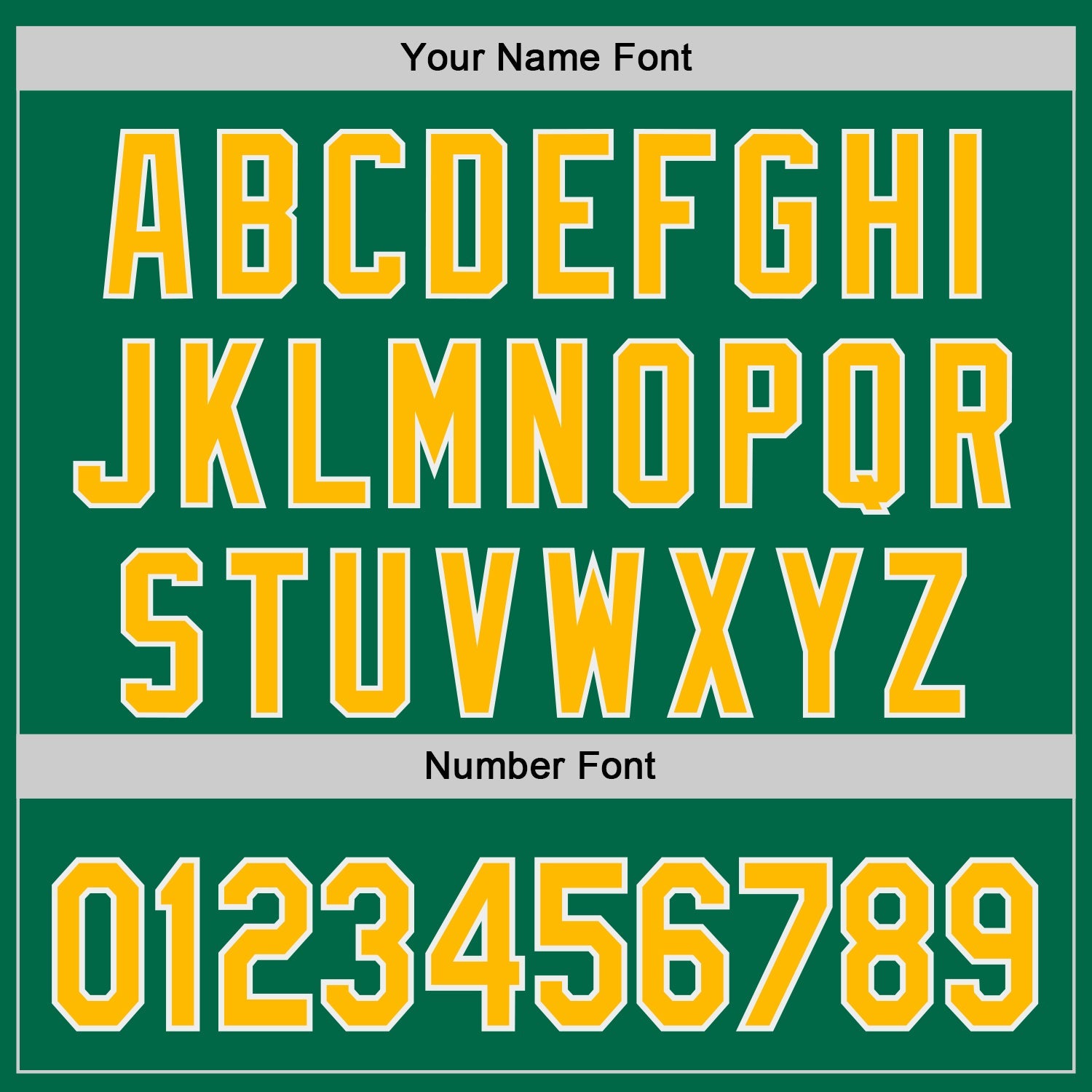 Custom Kelly Green Gold-White Authentic Baseball Jersey view 5
