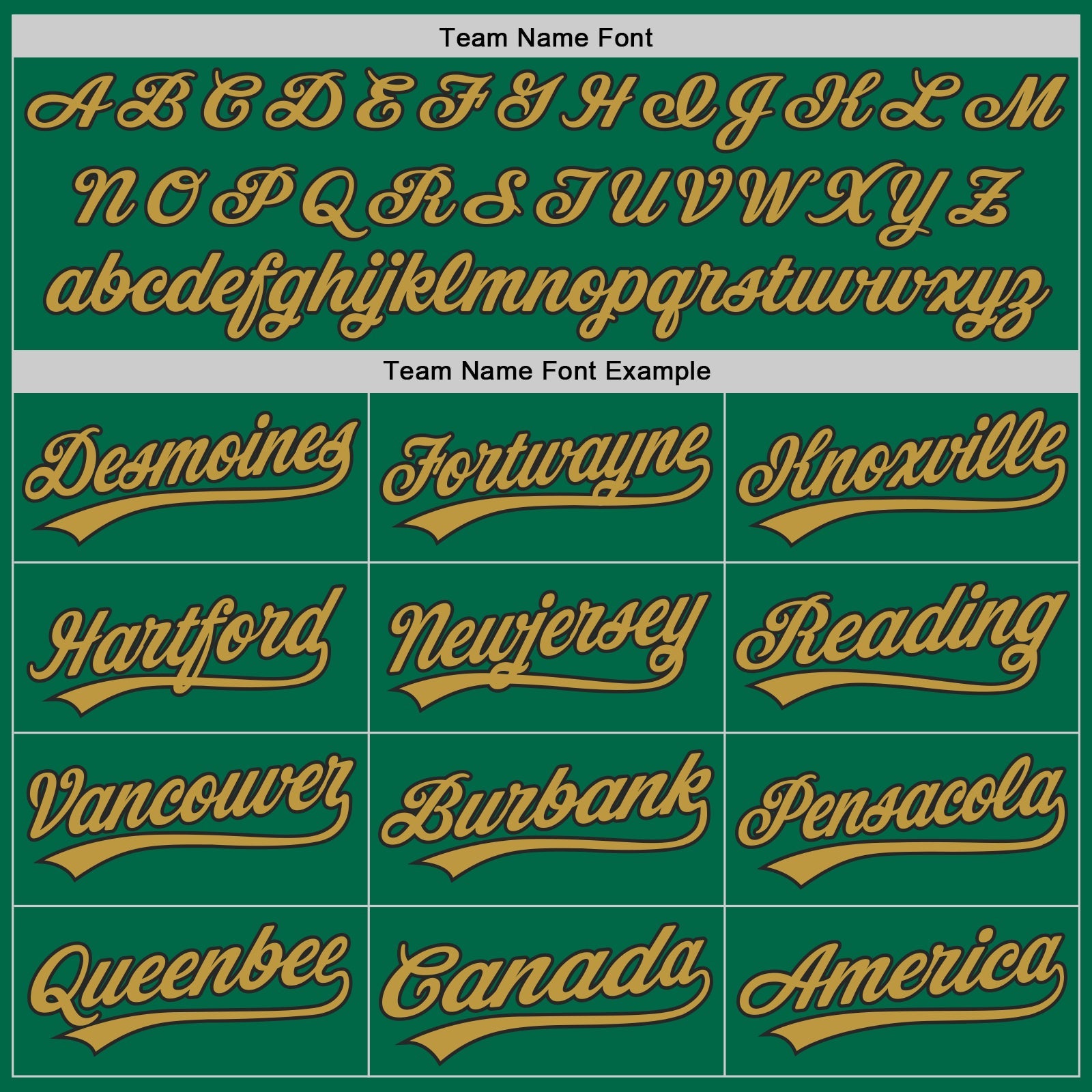 Custom Kelly Green Old Gold-Black Authentic Baseball Jersey view 4