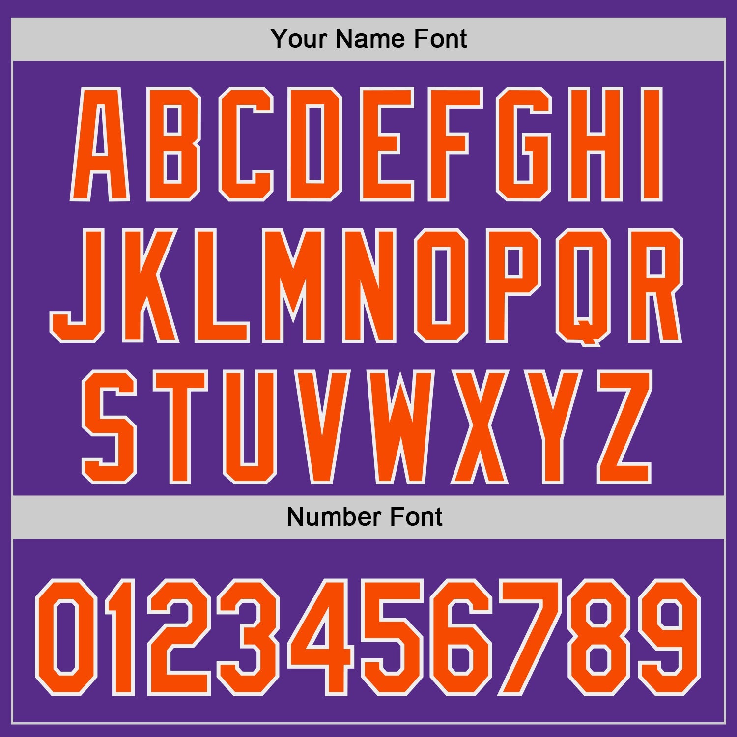 Custom Purple Orange-White Authentic Baseball Jersey view 5