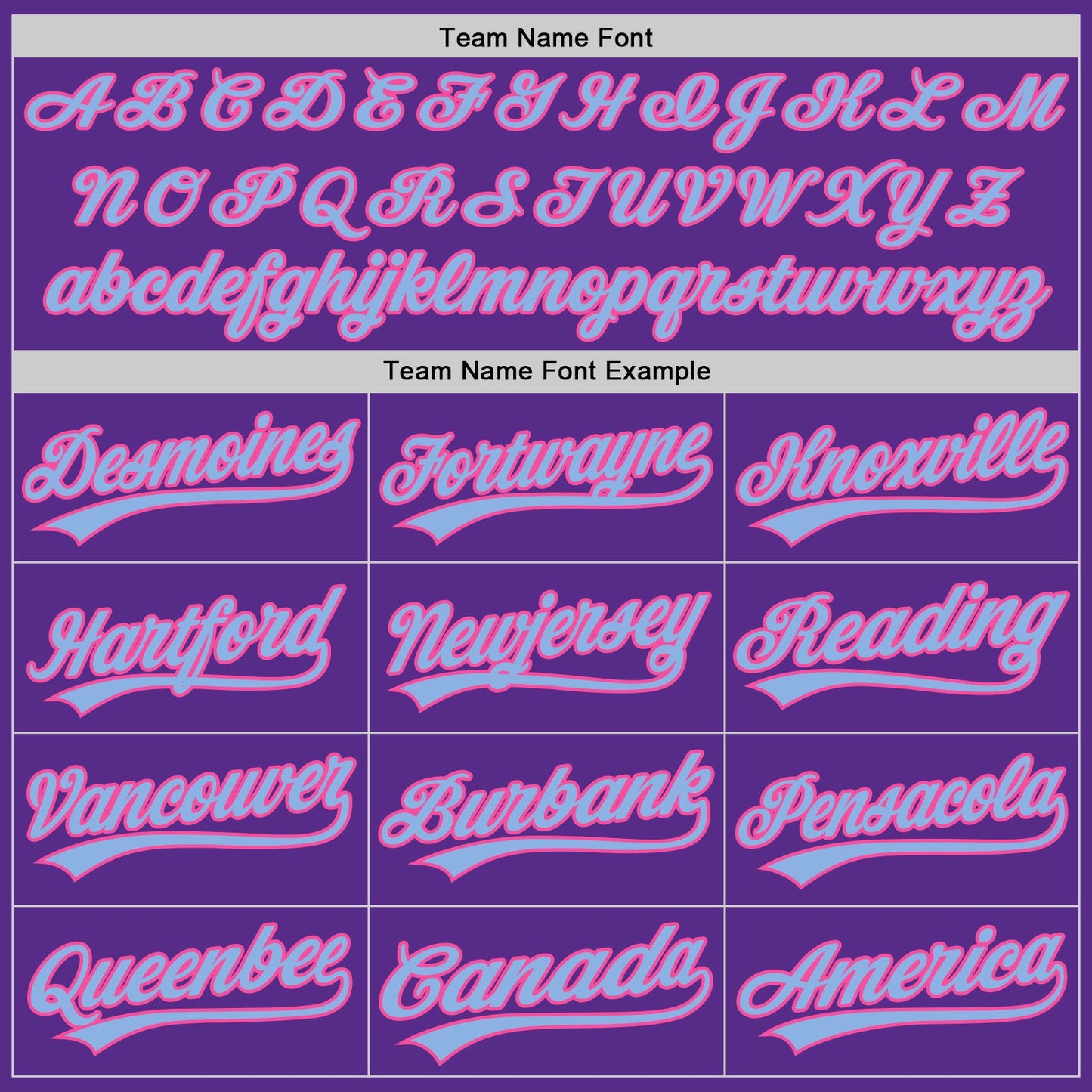 Custom Purple Light Blue-Pink Authentic Baseball Jersey view 4