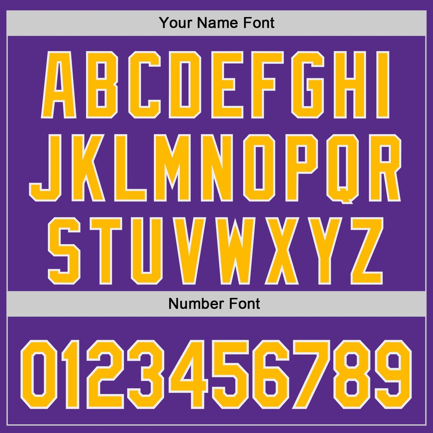 Custom Purple Gold-White Authentic Baseball Jersey view 5