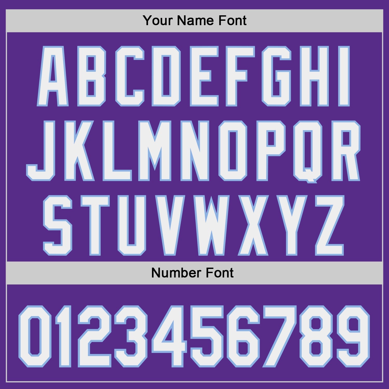 Custom Purple White-Light Blue Authentic Baseball Jersey view 5
