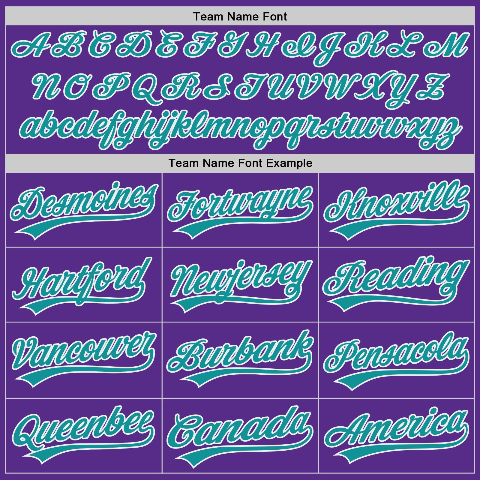 Custom Purple Teal-White Authentic Baseball Jersey view 4