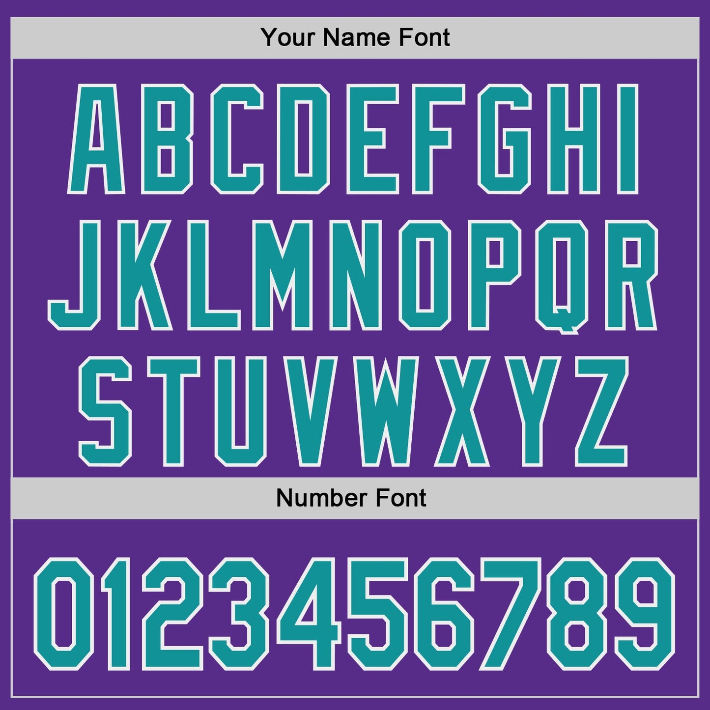 Custom Purple Teal-White Authentic Baseball Jersey view 5