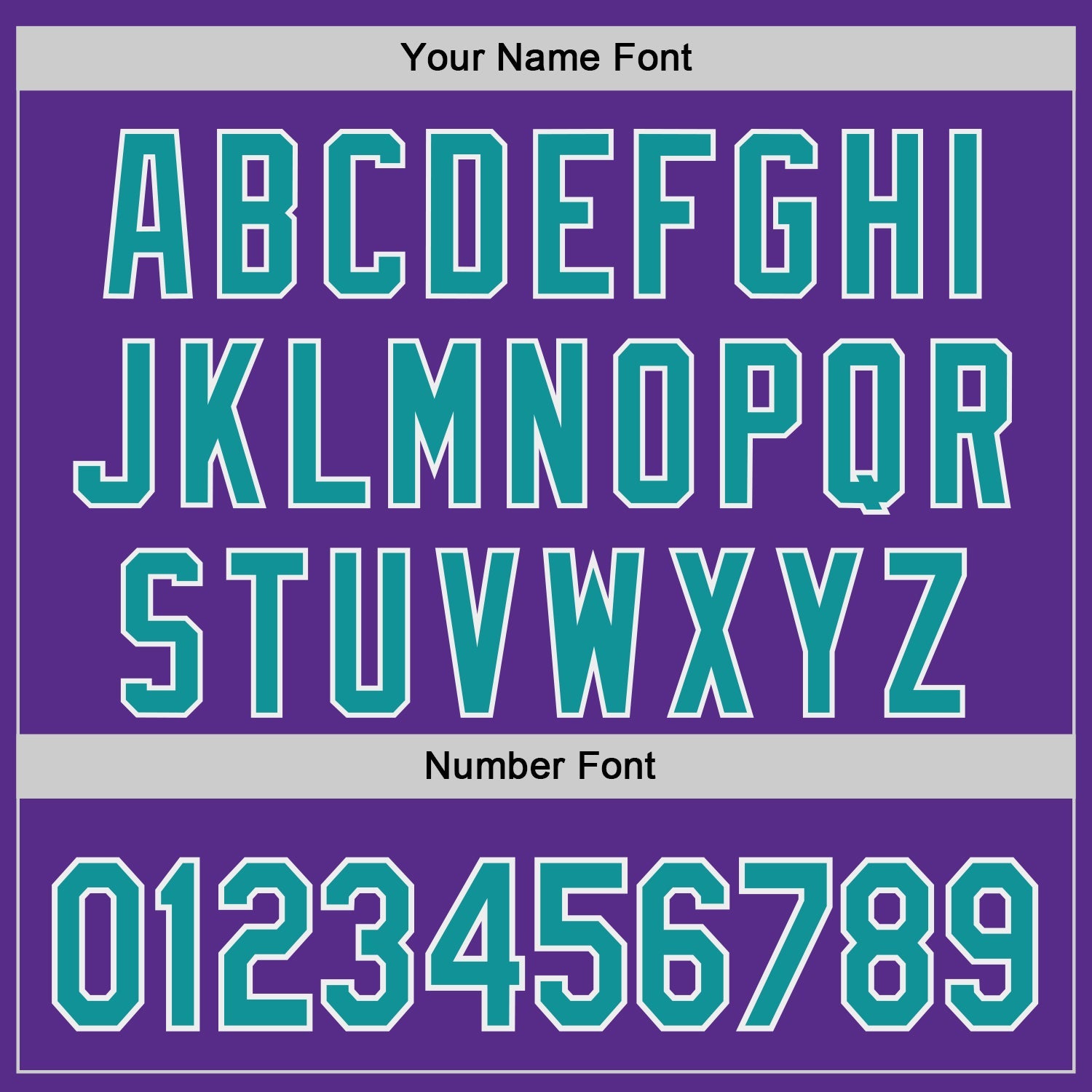 Custom Purple Teal-White Authentic Baseball Jersey view 5