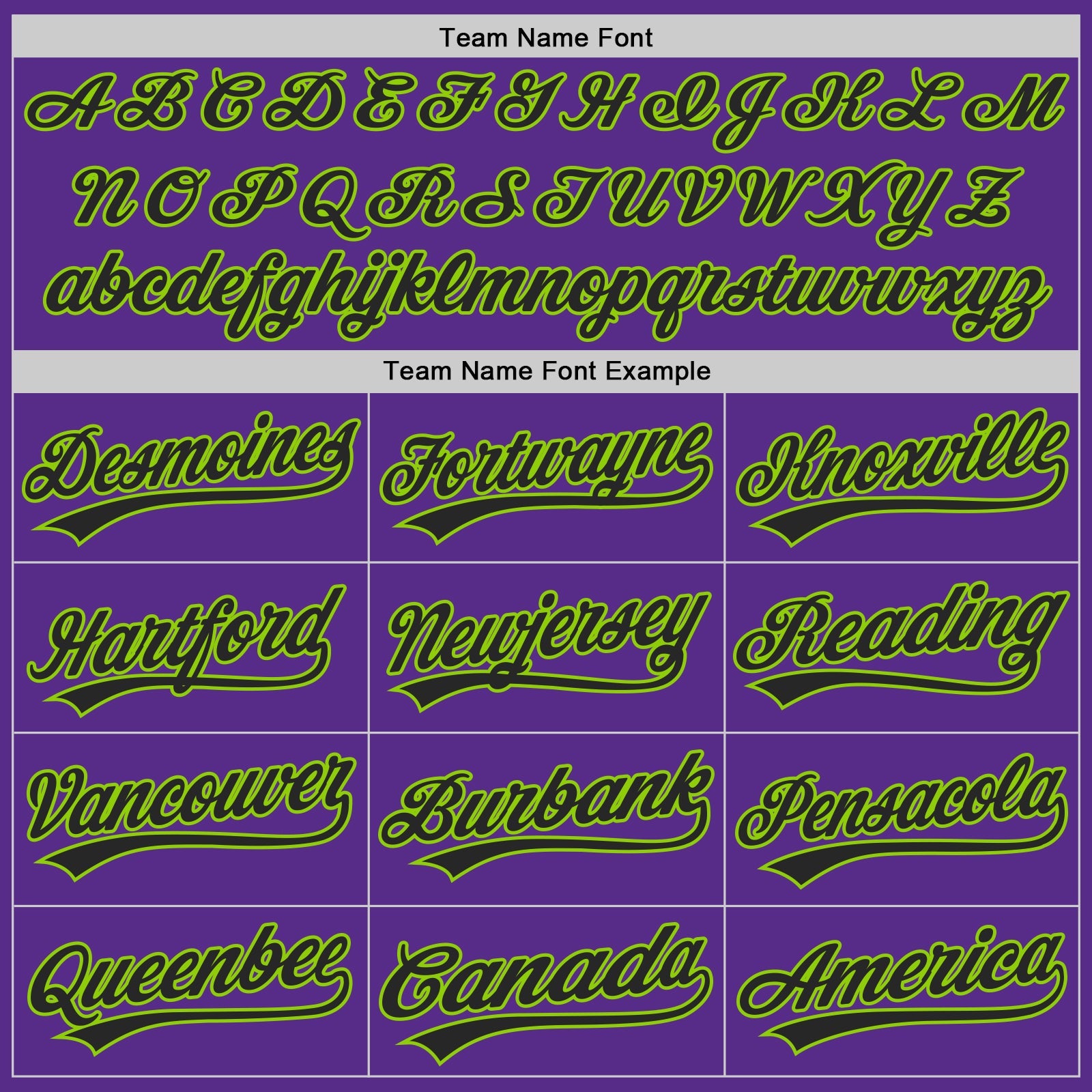 Custom Purple Black-Neon Green Authentic Baseball Jersey view 4