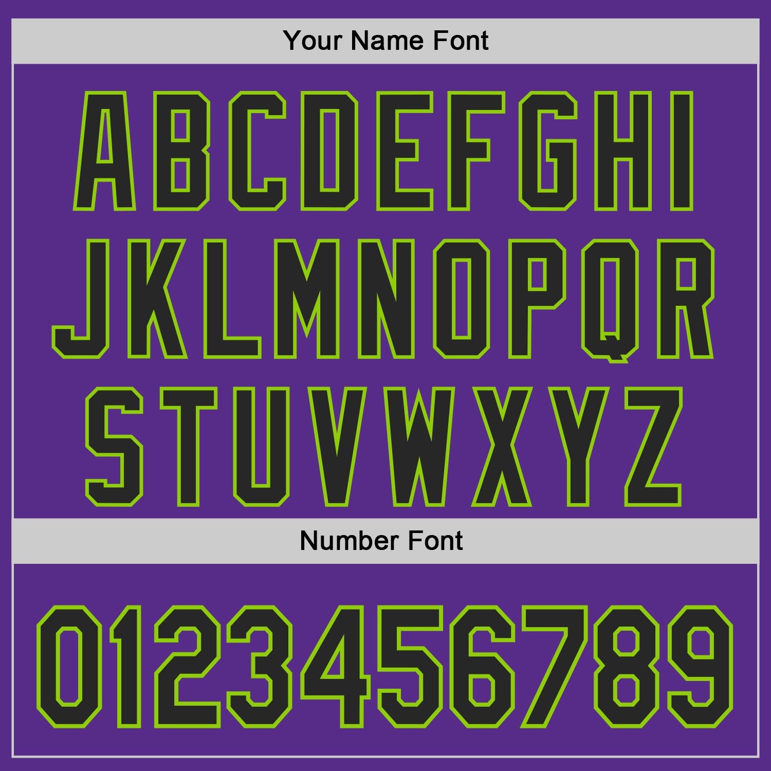 Custom Purple Black-Neon Green Authentic Baseball Jersey view 5