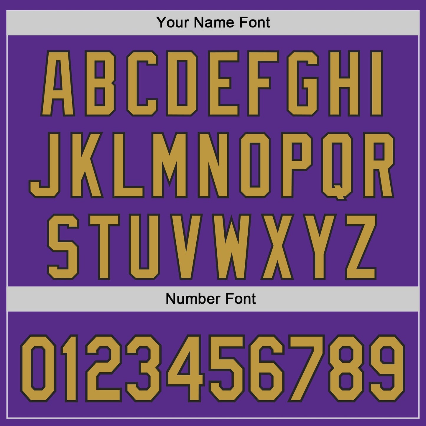 Custom Purple Old Gold-Black Authentic Baseball Jersey view 5