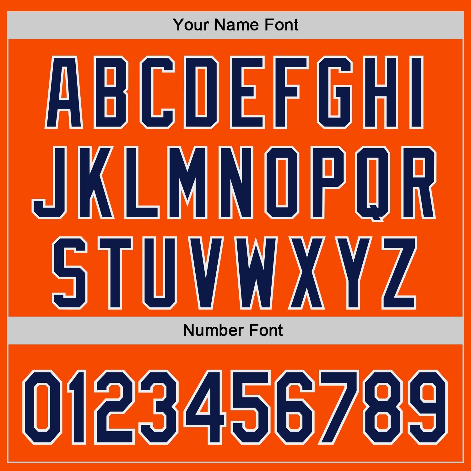 Custom Orange Navy-White Authentic Baseball Jersey view 5
