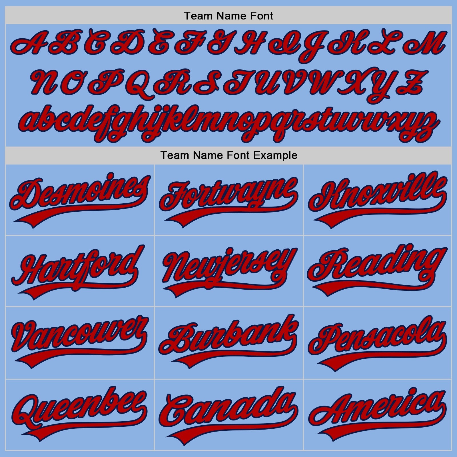 Custom Light Blue Red-Navy Authentic Baseball Jersey view 4