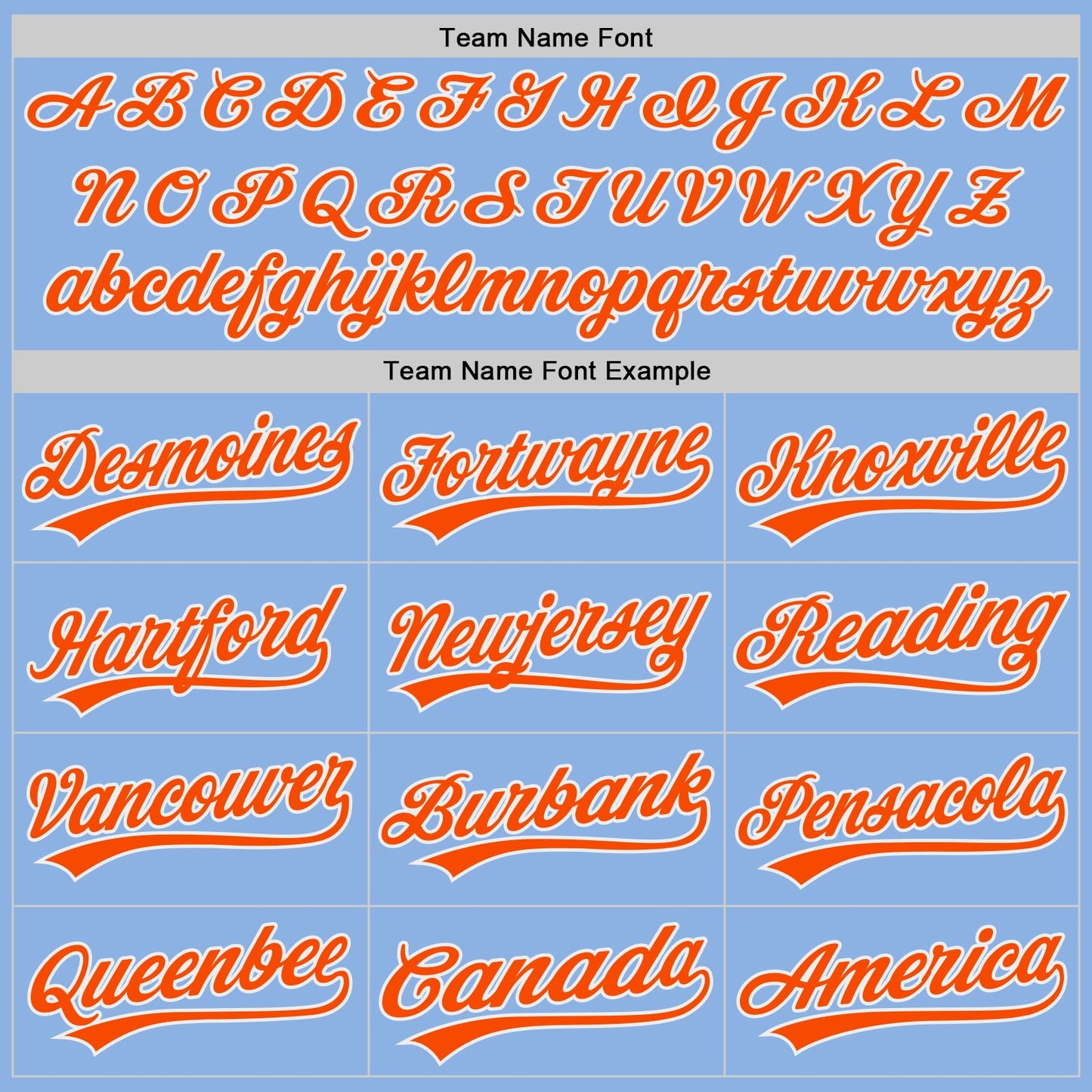 Custom Light Blue Orange-White Authentic Baseball Jersey view 4