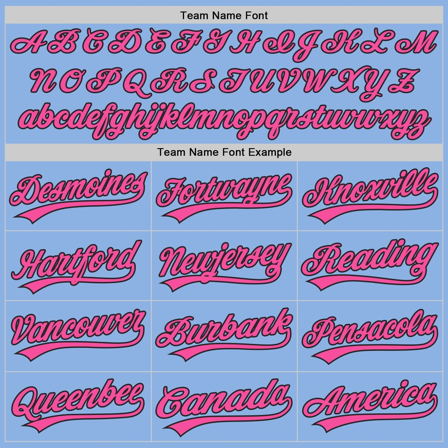 Custom Light Blue Pink-Black Authentic Baseball Jersey view 4