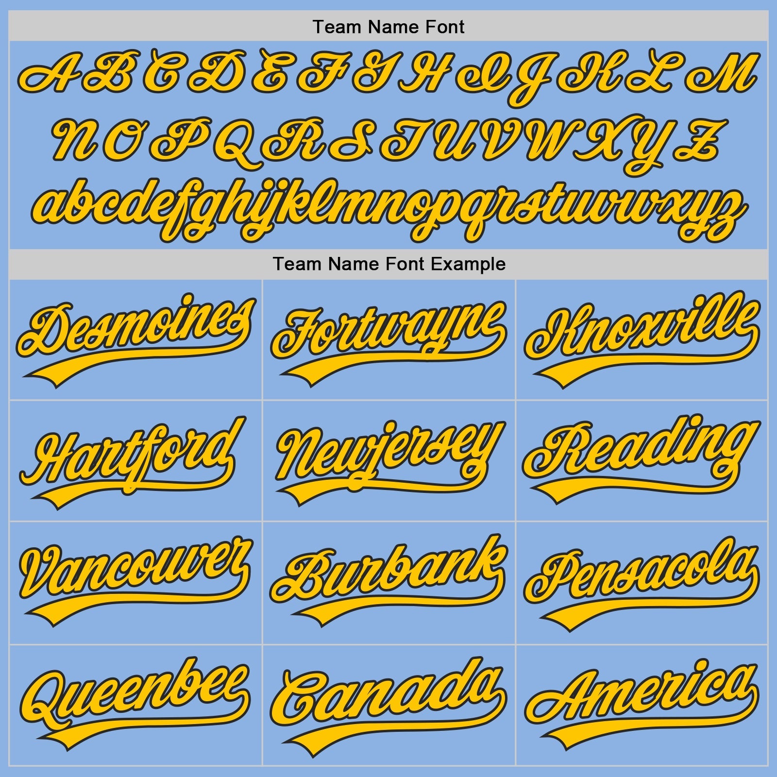 Custom Light Blue Black-Yellow Authentic Baseball Jersey view 4