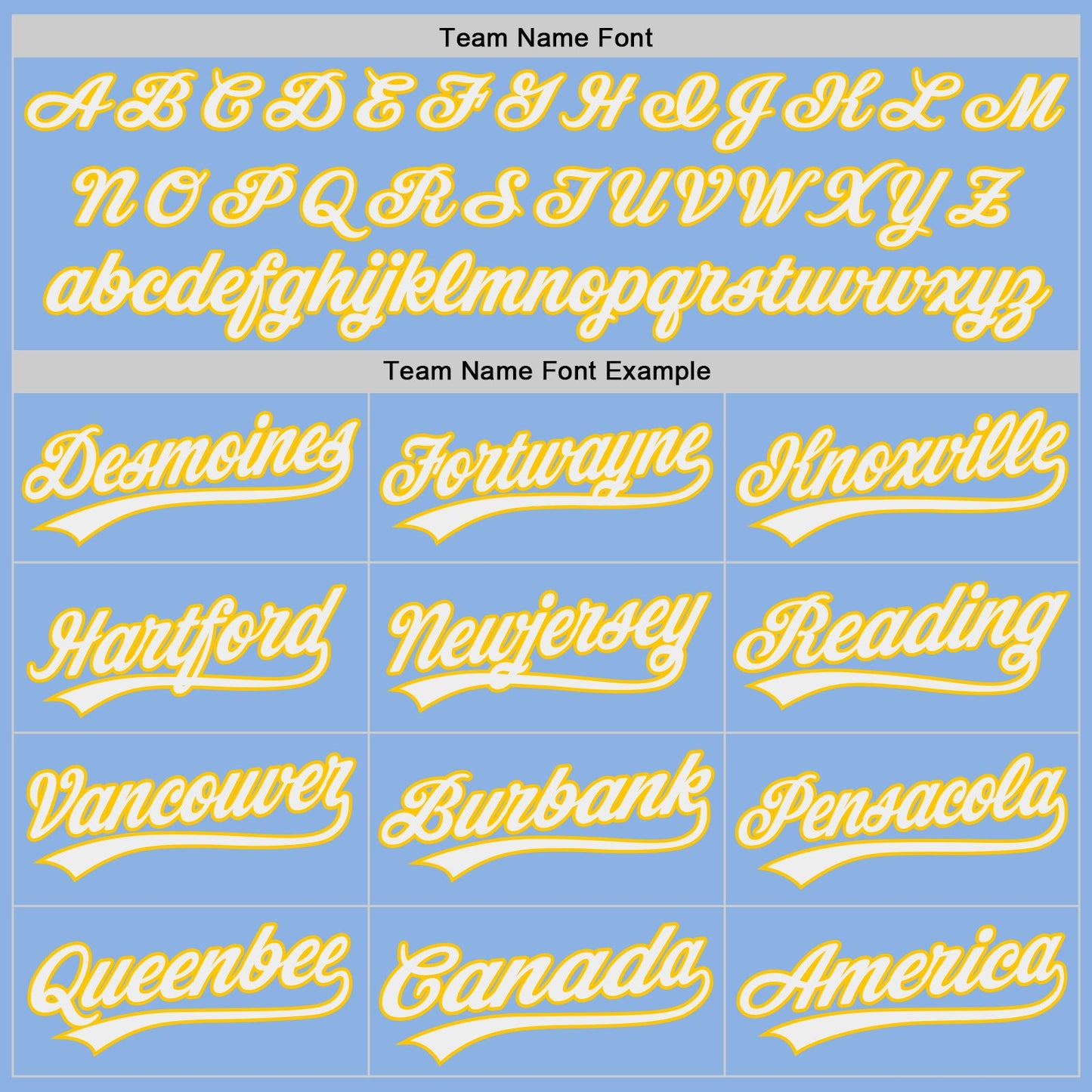 Custom Light Blue White-Yellow Authentic Baseball Jersey view 4