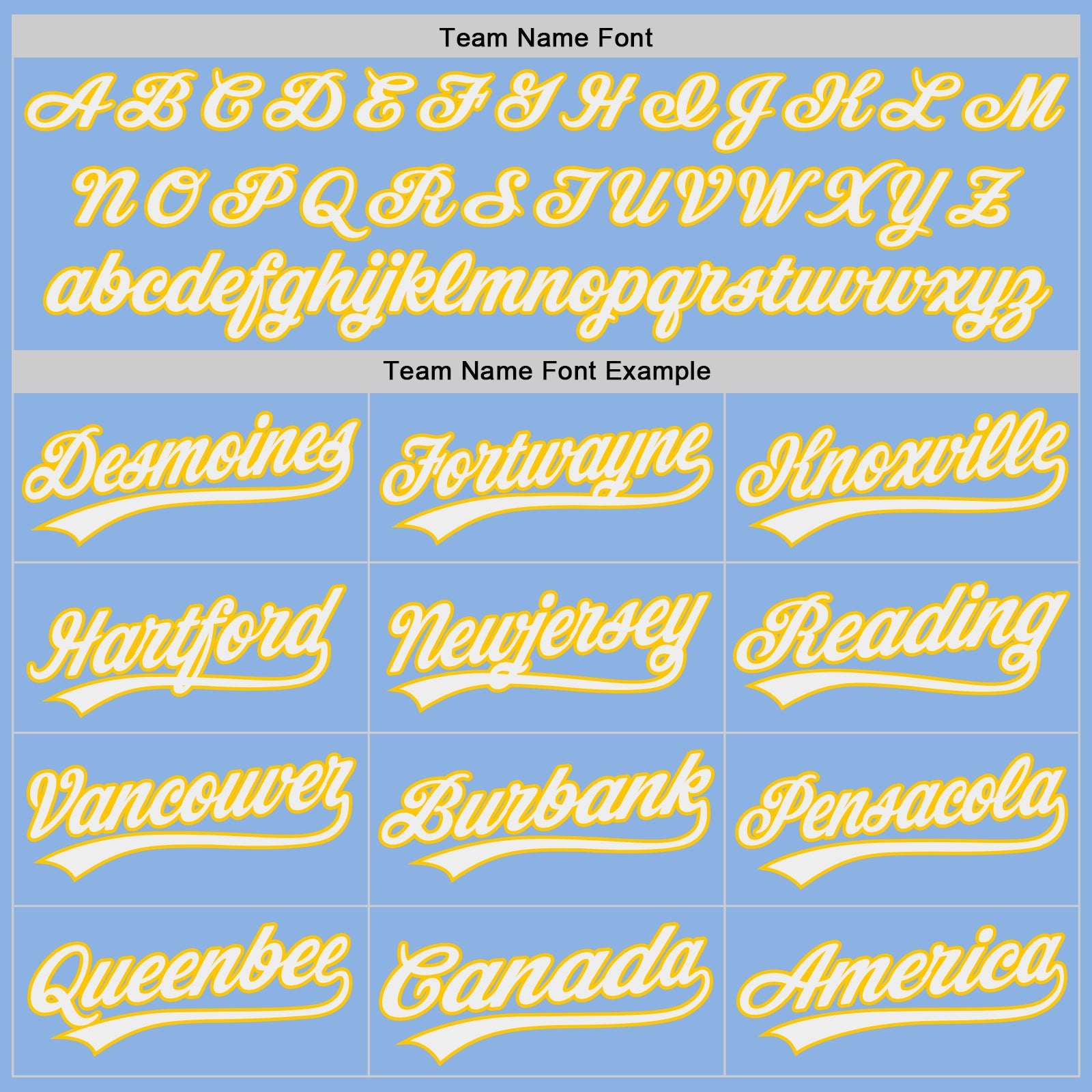 Custom Light Blue White-Yellow Authentic Baseball Jersey view 4