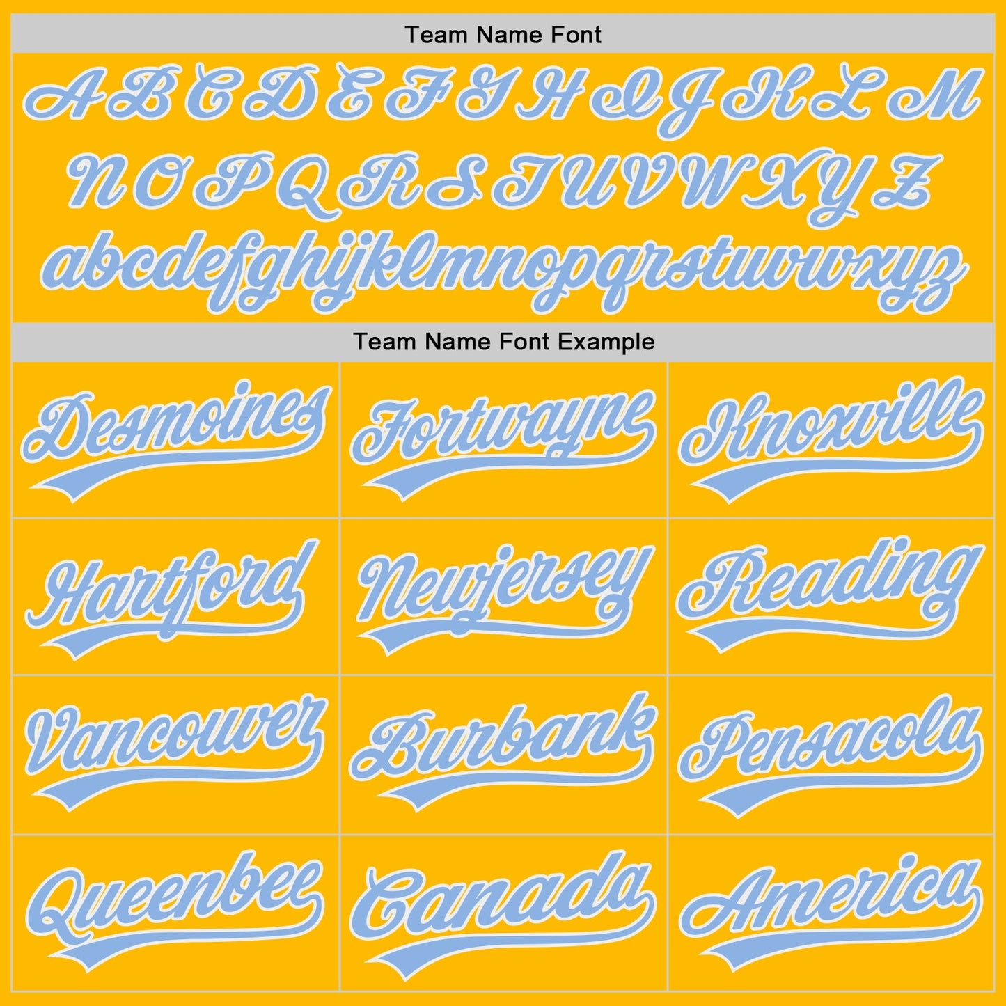 Custom Gold Light Blue-White Authentic Baseball Jersey view 4