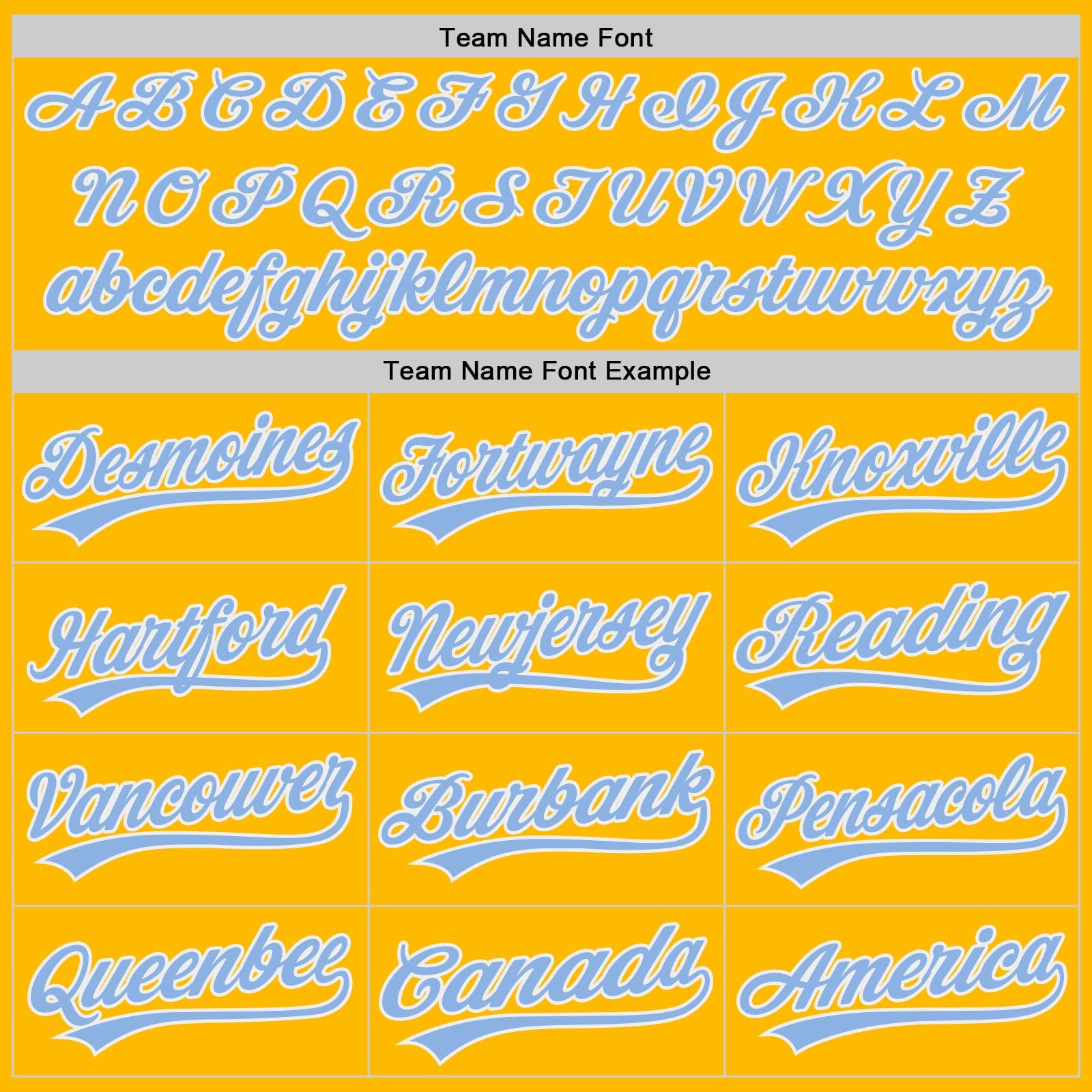 Custom Gold Light Blue-White Authentic Baseball Jersey view 4