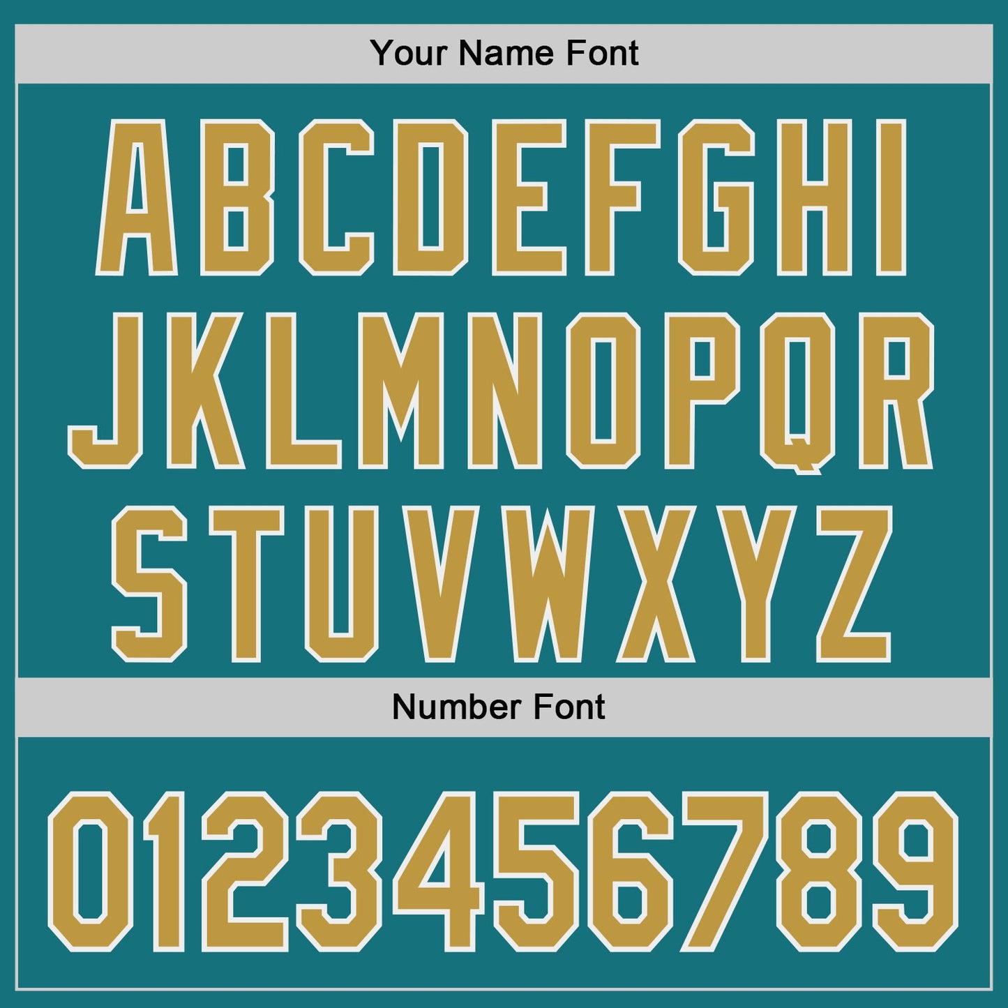 Custom Teal Old Gold-White Authentic Baseball Jersey view 5