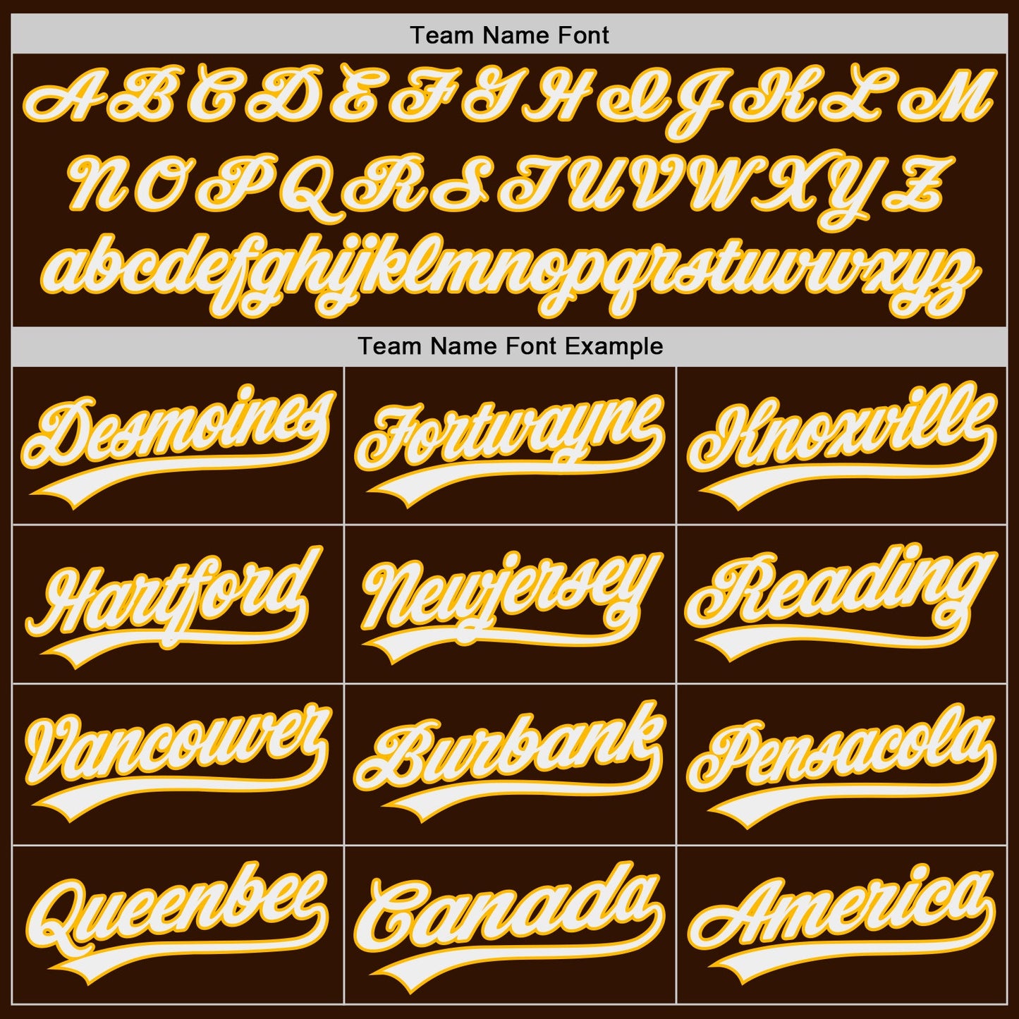 Custom Brown White-Gold Authentic Baseball Jersey view 4
