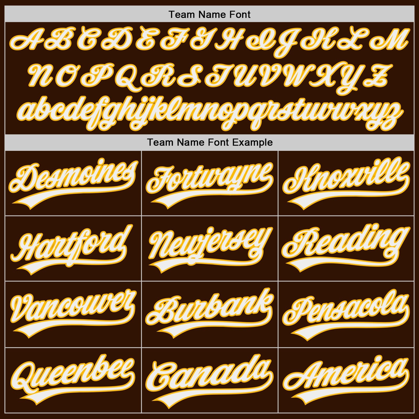 Custom Brown White-Gold Authentic Baseball Jersey view 4