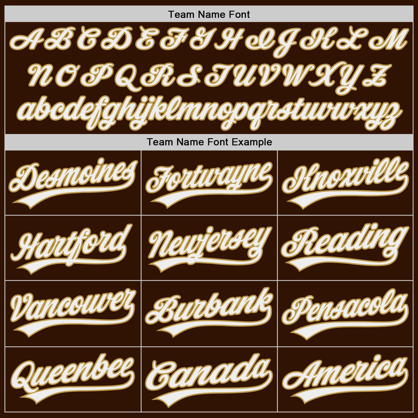 Custom Brown White-Old Gold Authentic Baseball Jersey view 4