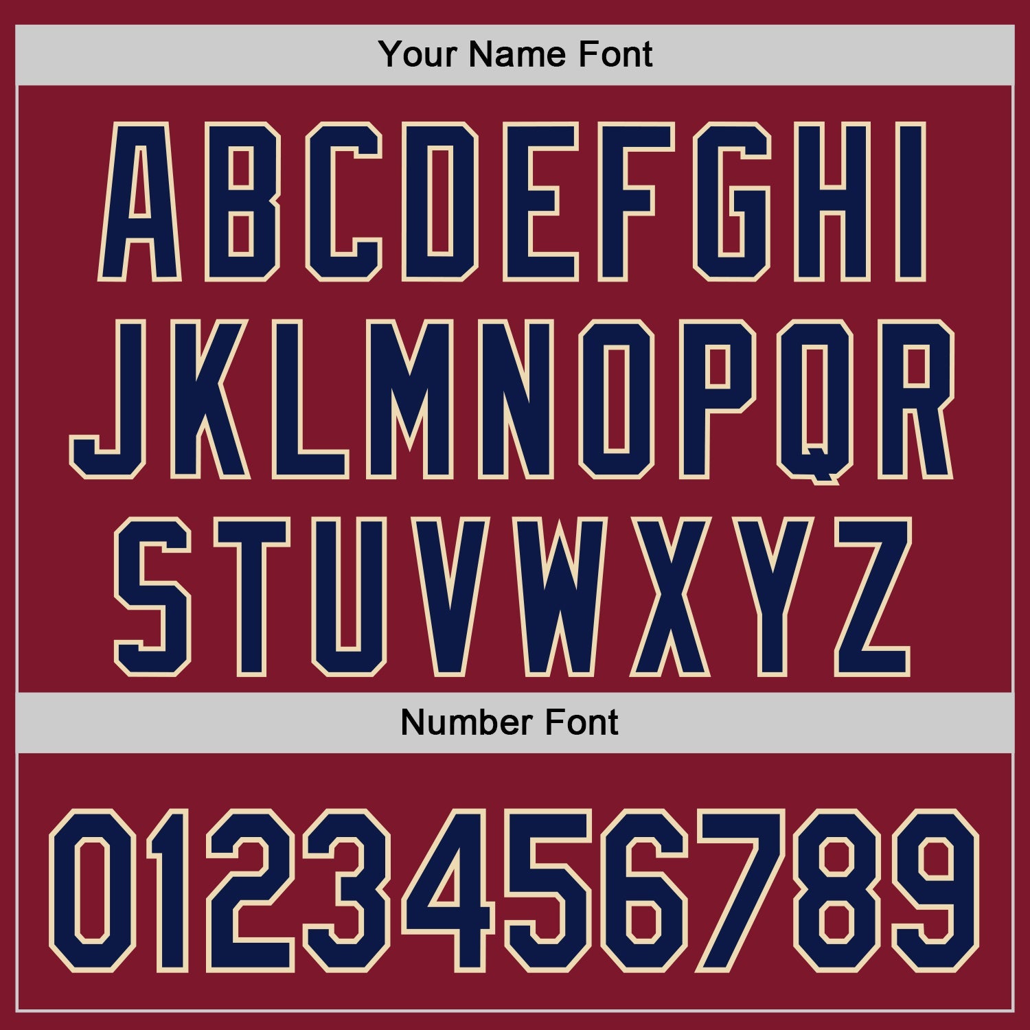 Custom Crimson Navy-Cream Authentic Baseball Jersey view 5