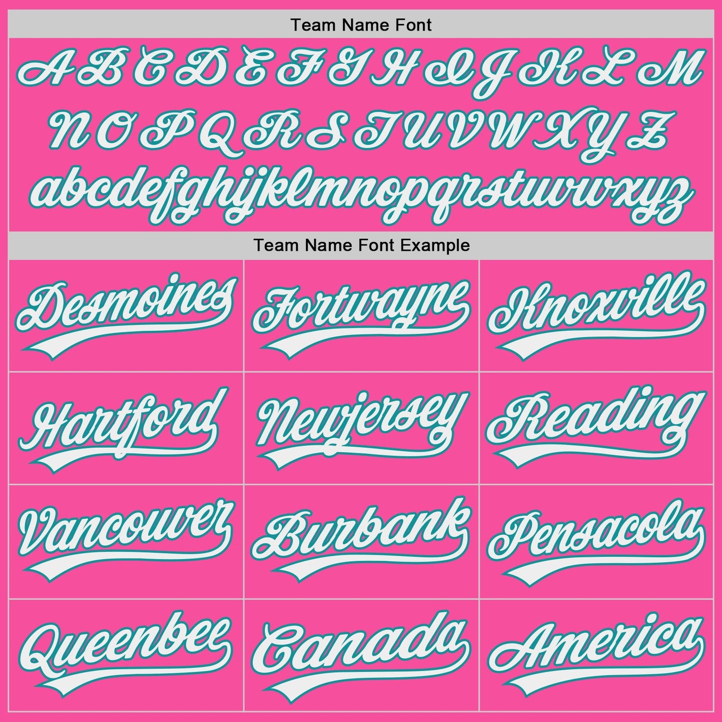 Custom Pink White-Teal Authentic Baseball Jersey view 4