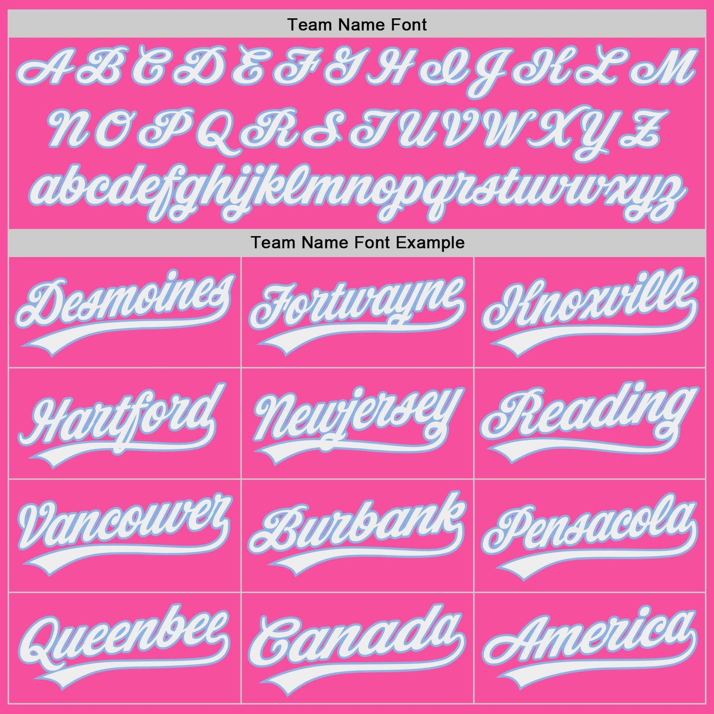Custom Pink White-Light Blue Authentic Baseball Jersey view 4