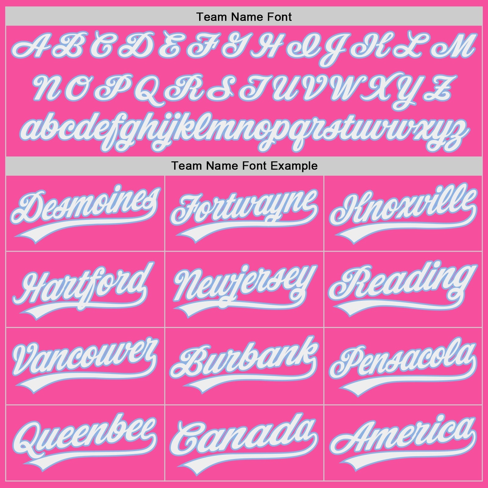 Custom Pink White-Light Blue Authentic Baseball Jersey view 4