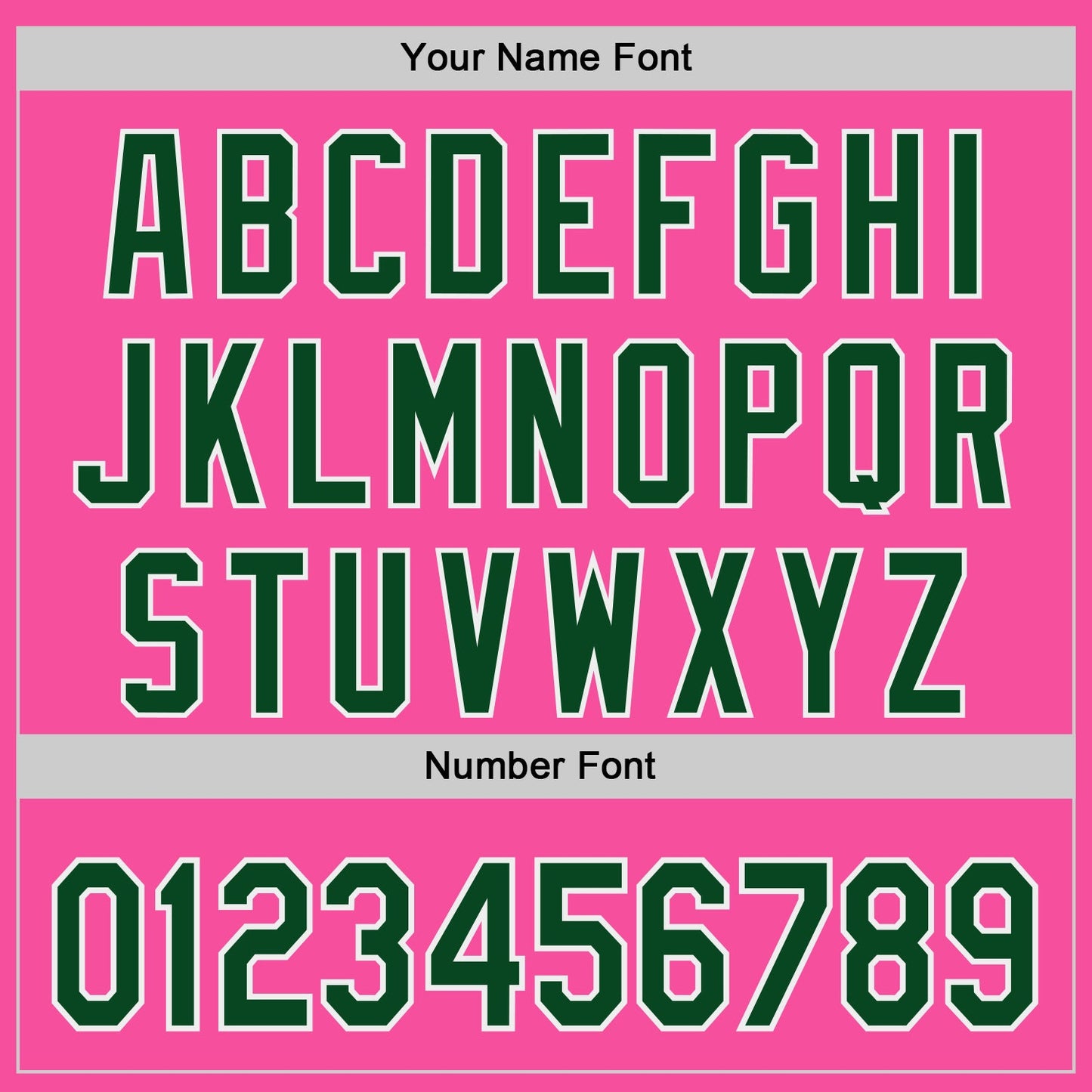 Custom Pink Green-White Authentic Baseball Jersey view 5