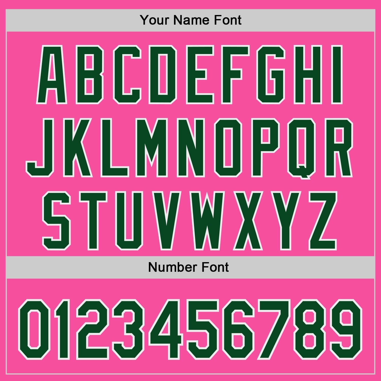 Custom Pink Green-White Authentic Baseball Jersey view 5