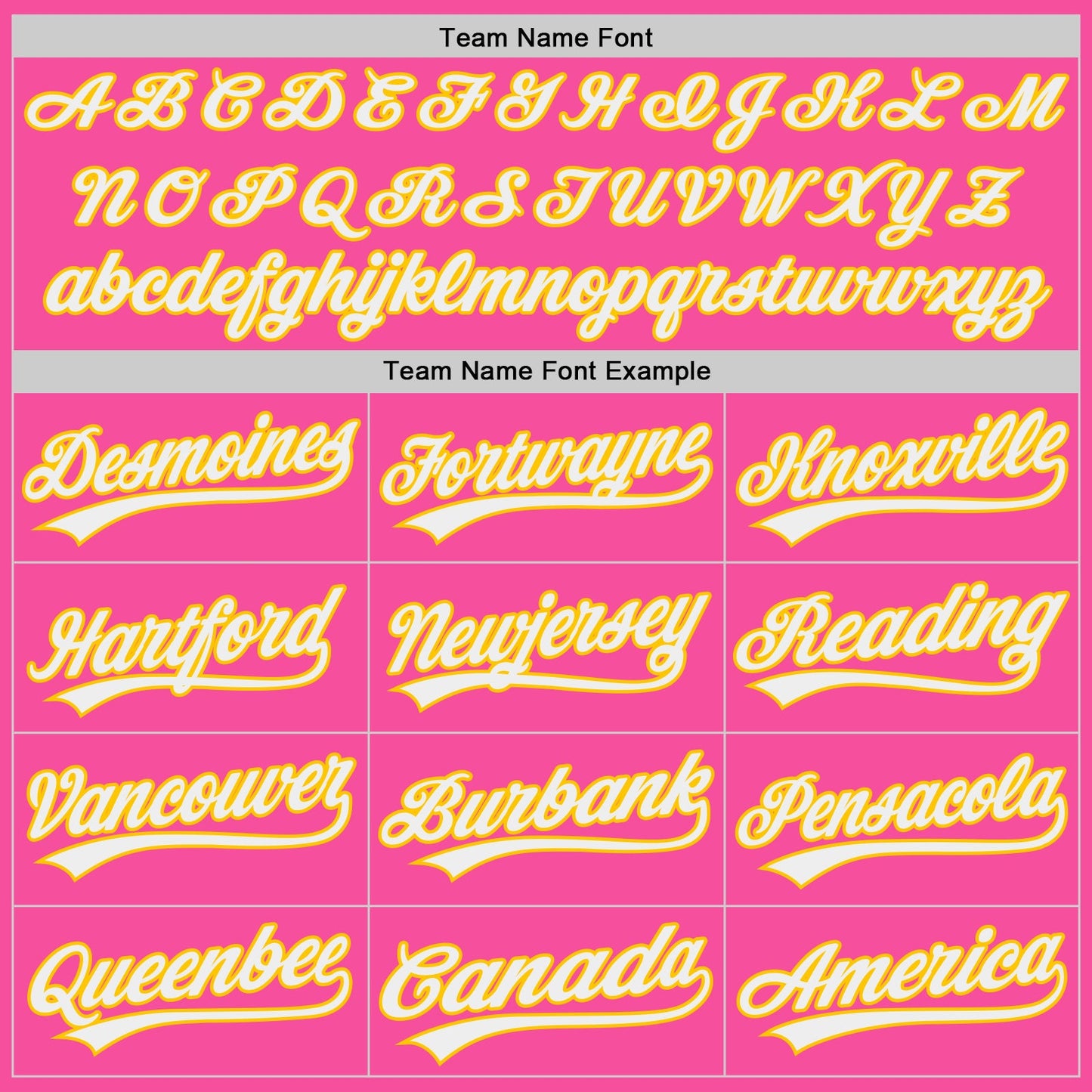 Custom Pink White-Yellow Authentic Baseball Jersey view 4