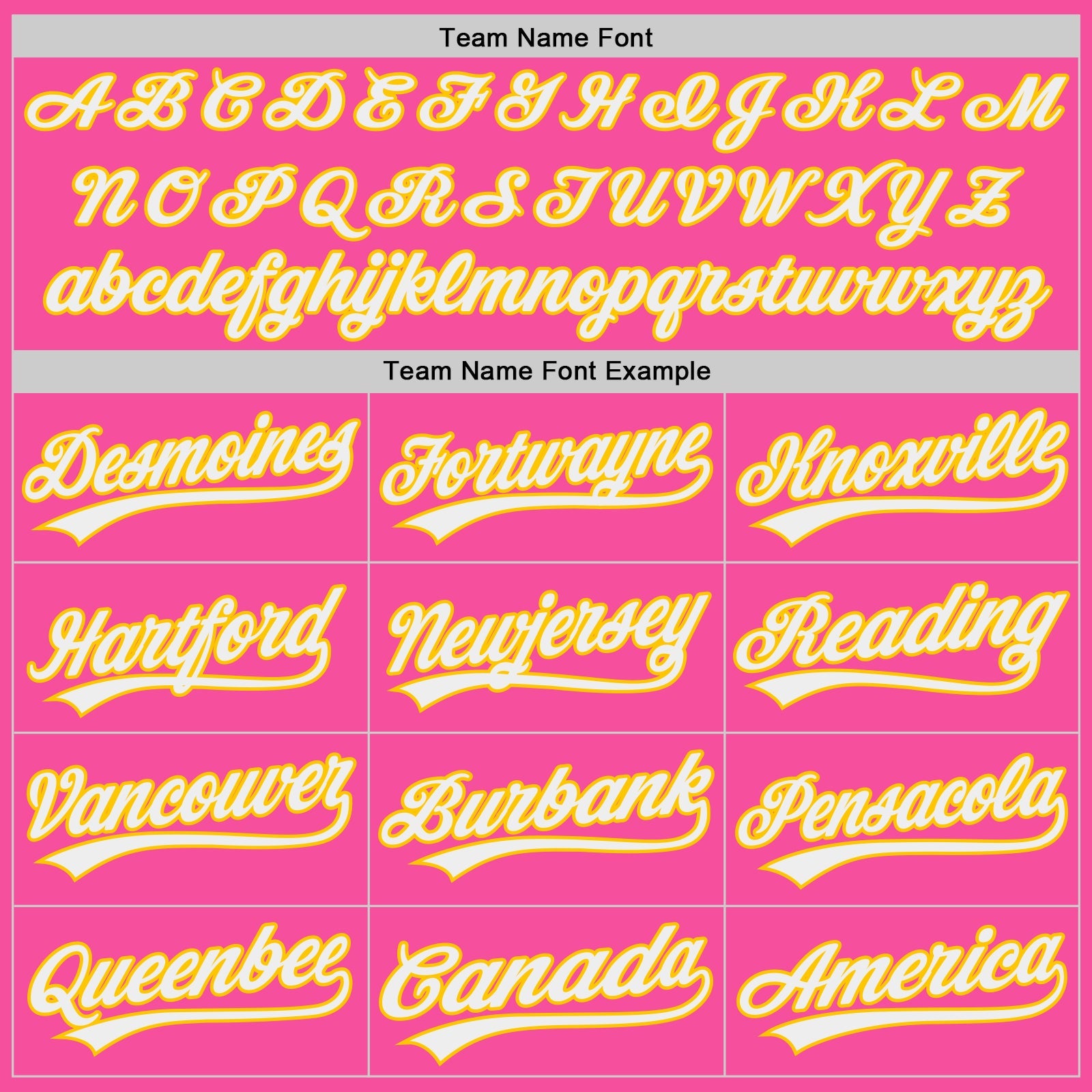 Custom Pink White-Yellow Authentic Baseball Jersey view 4